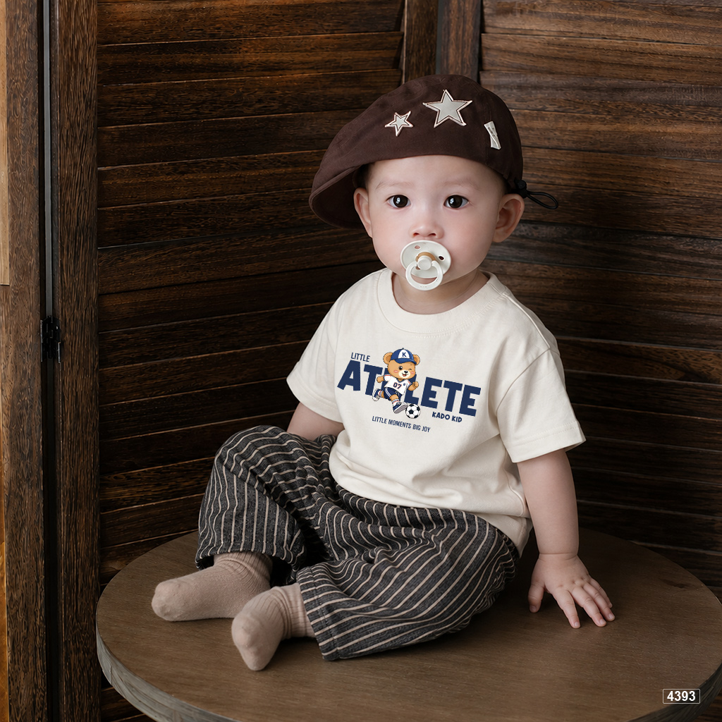 Áo thun bé trai form rộng little athlete tay ngắn Kado 4393_thumbnail_4
