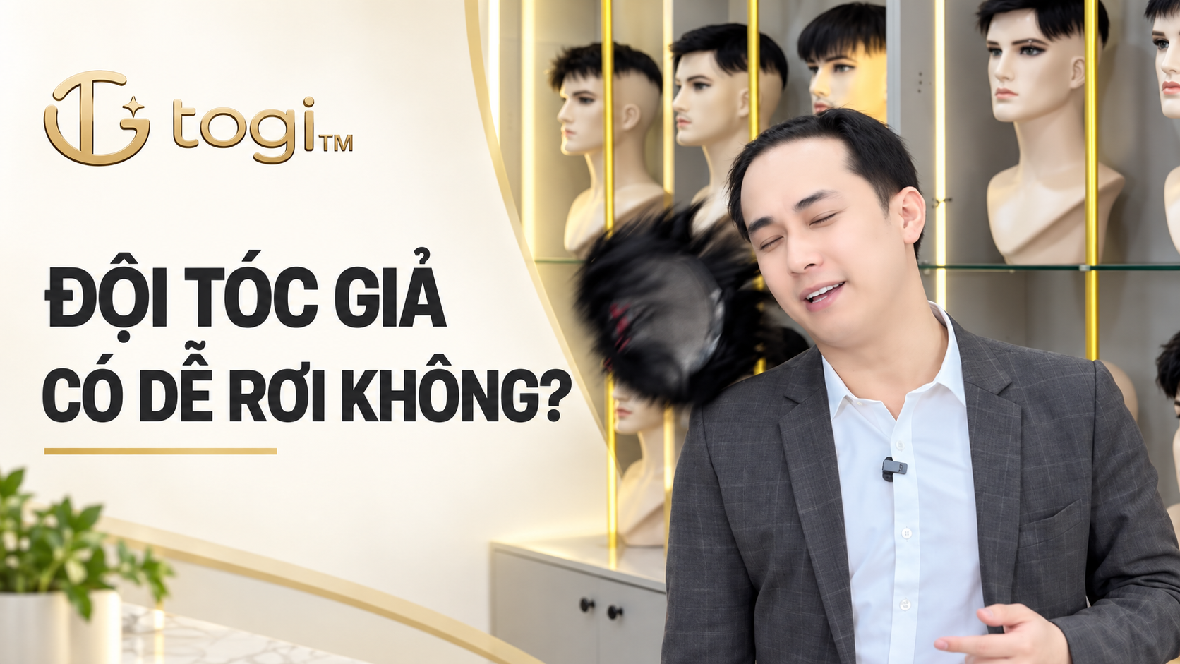 Đội Tóc Giả Nam Có Bị Rơi Không? Thái Sơn Tóc Giả TOGI Hair hướng dẫn cách cố định chắc