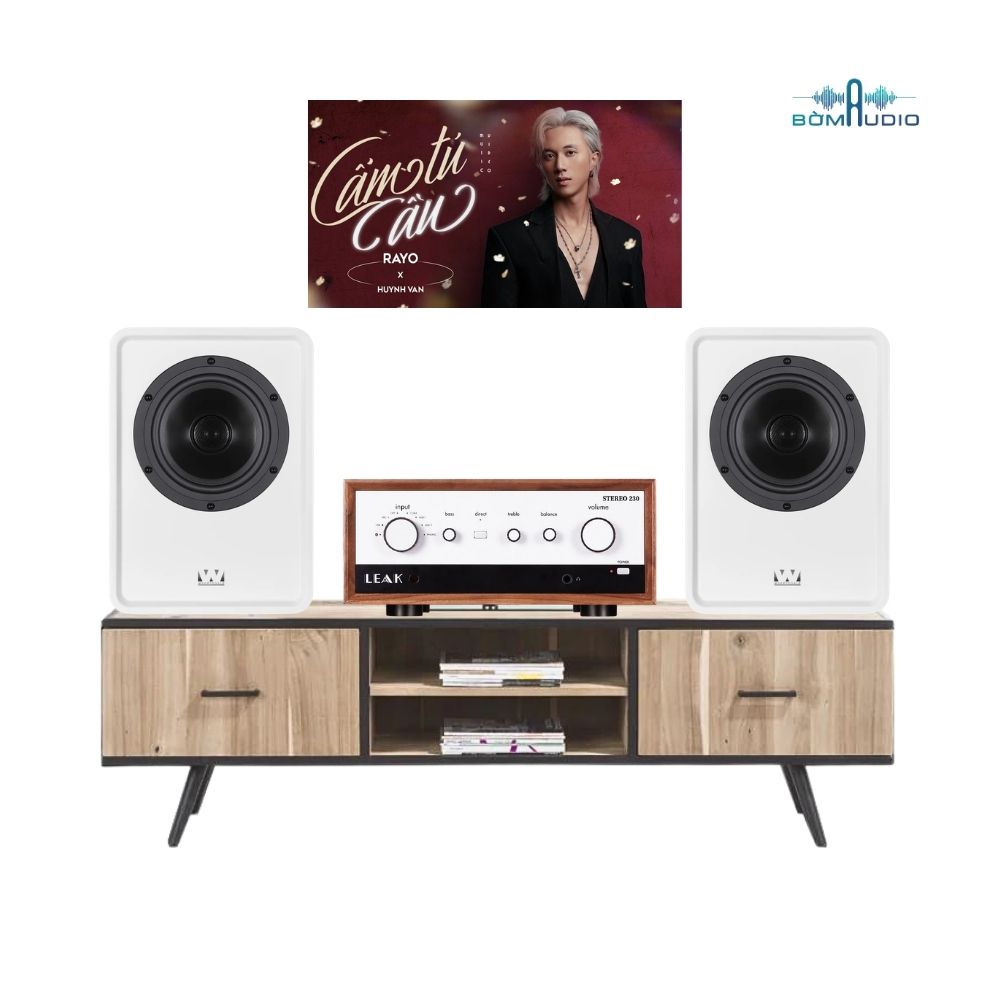 Combo Amply LEAK STEREO 130 + Loa Bookshelf WHARFEDALE DENTON 1S - LEW3_thumbnail_2