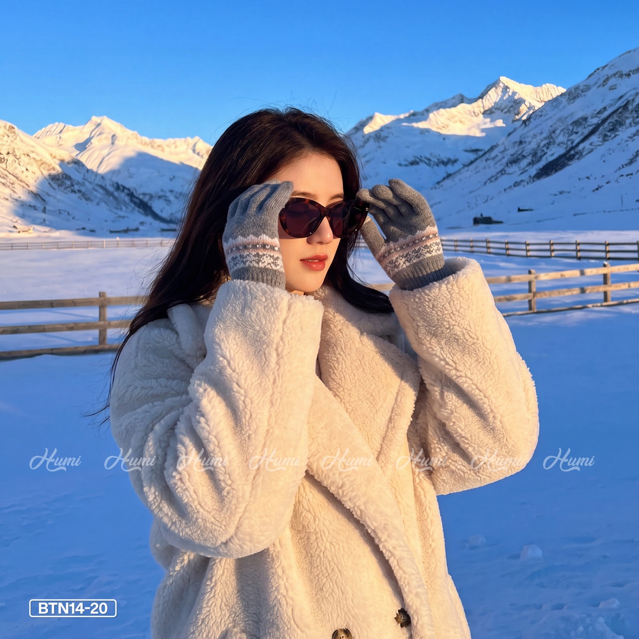 GĂNG TAY LEN NỮ (BTN14-20 Ghi)_thumbnail_2