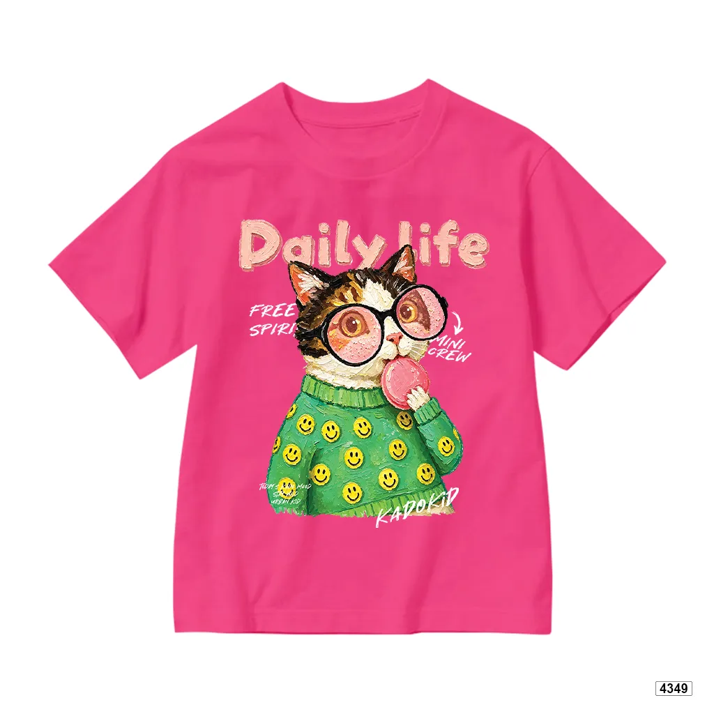 Áo thun bé trai form rộng Daily Life Cat Kado 4349_thumbnail_11