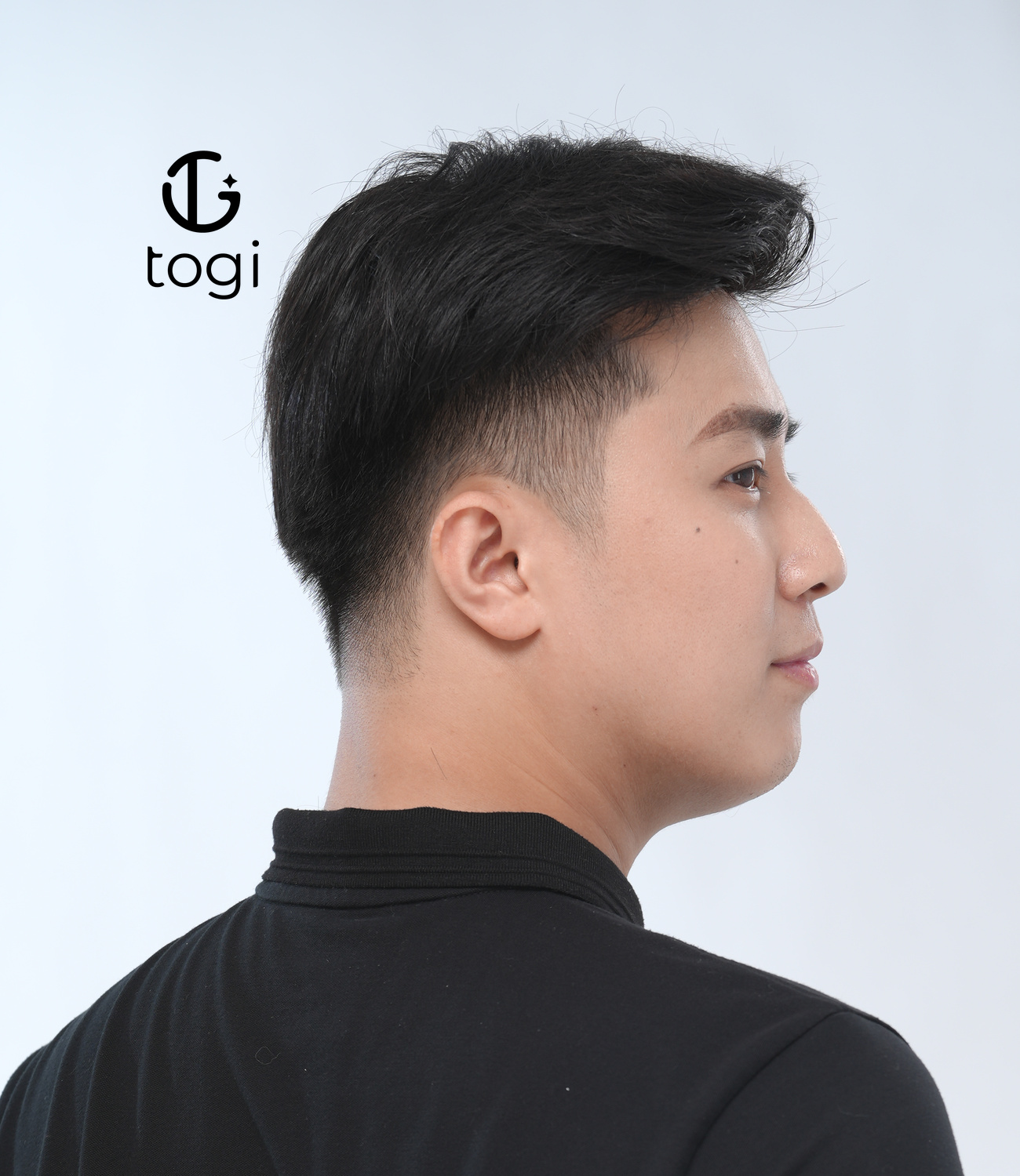 Tóc giả nam Sidepart lịch lãm cho tóc hói làm từ tóc thật_thumbnail_3