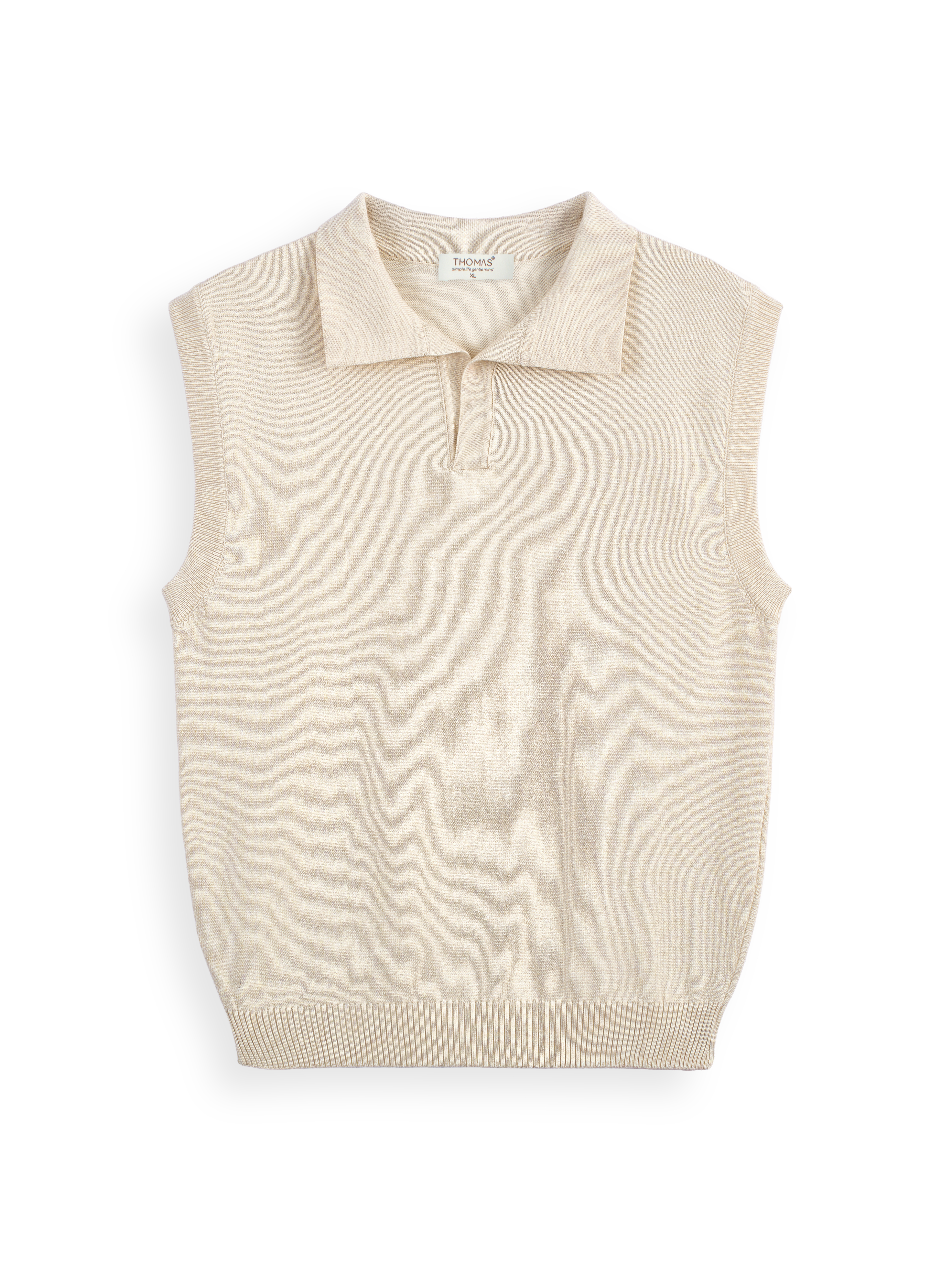 Áo Gile Dệt Kim Cổ Johnny Campus Sợi Rayon Form Regular_thumbnail_7
