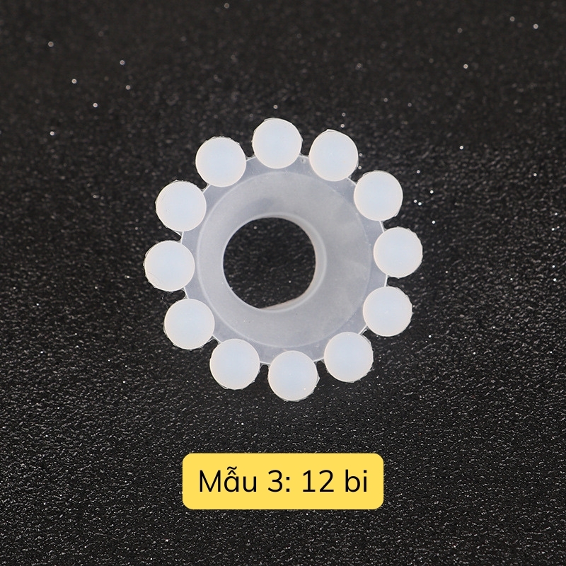 Bộ Vòng Đeo Silicon Có Bi (3-6-12-18 Bi) Chống Xuất Tinh Sớm_thumbnail_3