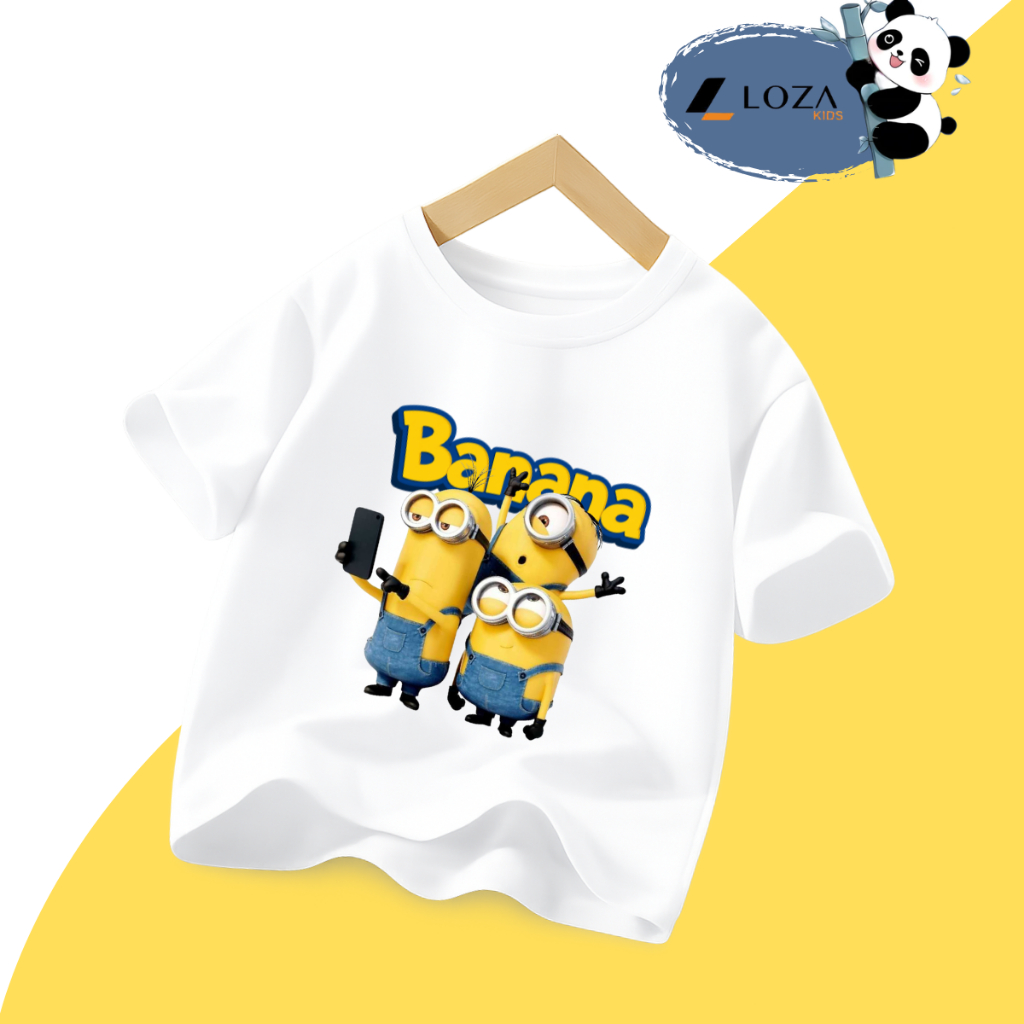 Áo thun bé trai BST MINION BANANA Hot trend - Loza Kids AT009_thumbnail_4