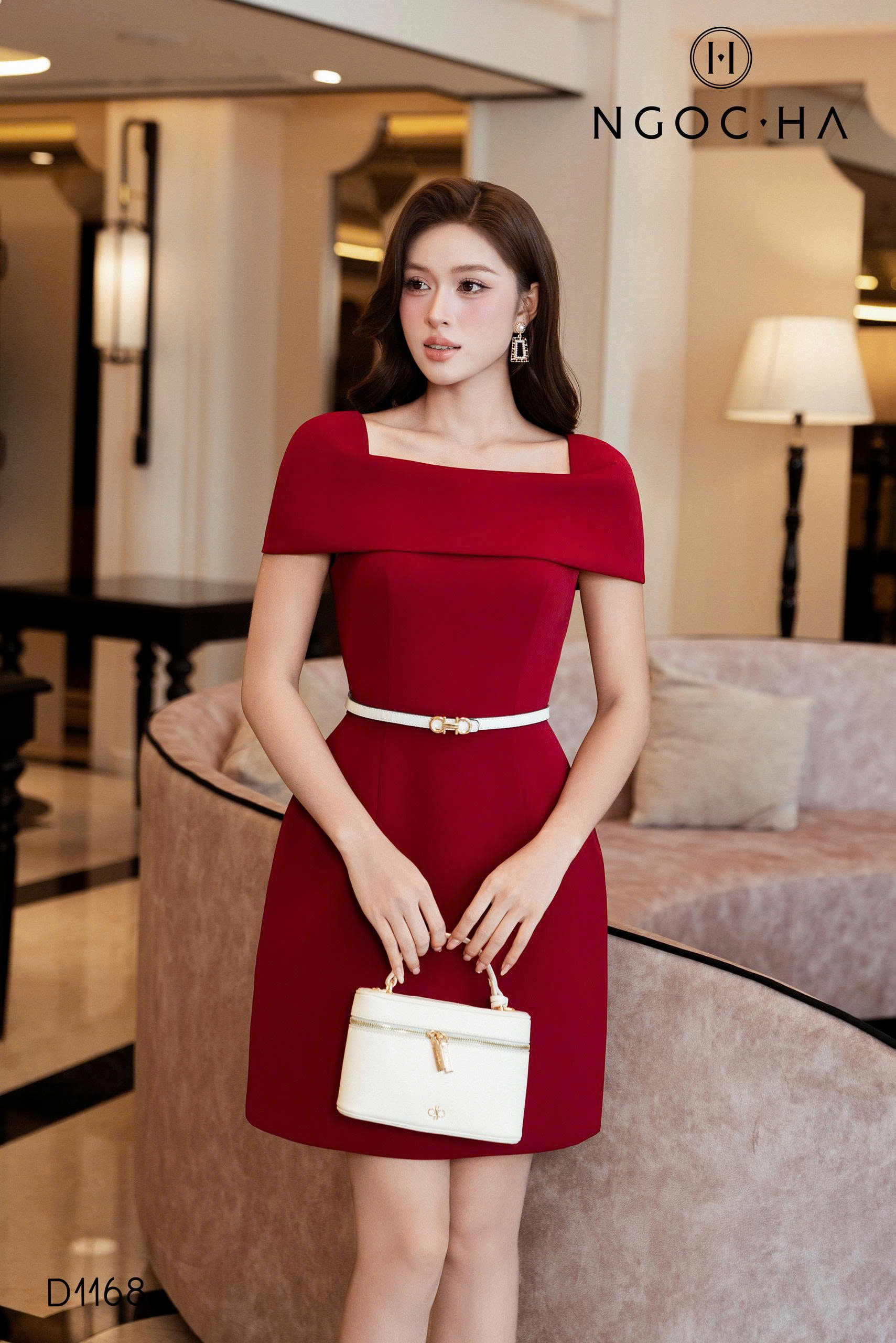 Elodie Dress_ Váy Choàng vai Dáng A Lửng D1168_thumbnail_2
