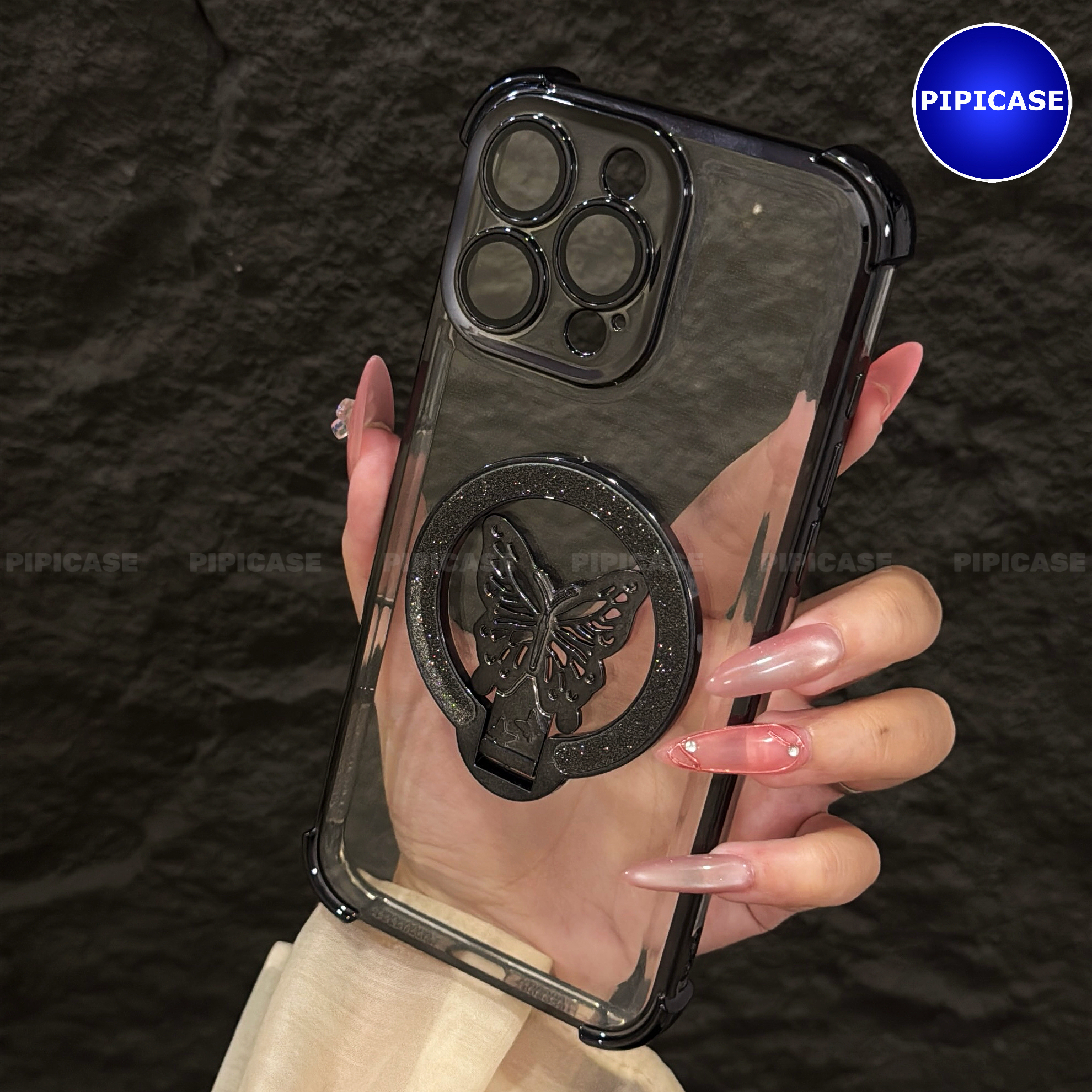 Ốp Lưng iPhone 16 Pro Max - MO - Đen