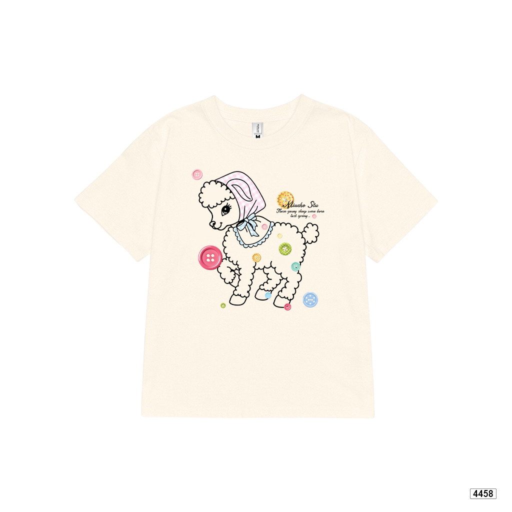 Áo baby tee Hàn Quốc form ôm poodle cute Miucho 4458_thumbnail_8