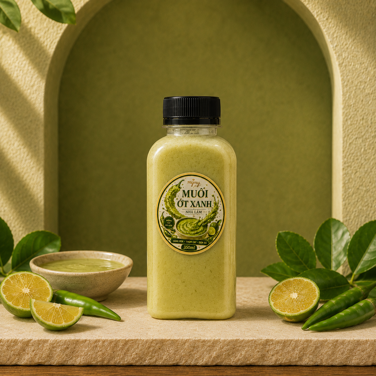 Muối Ớt Xanh Nhà Làm 150ml