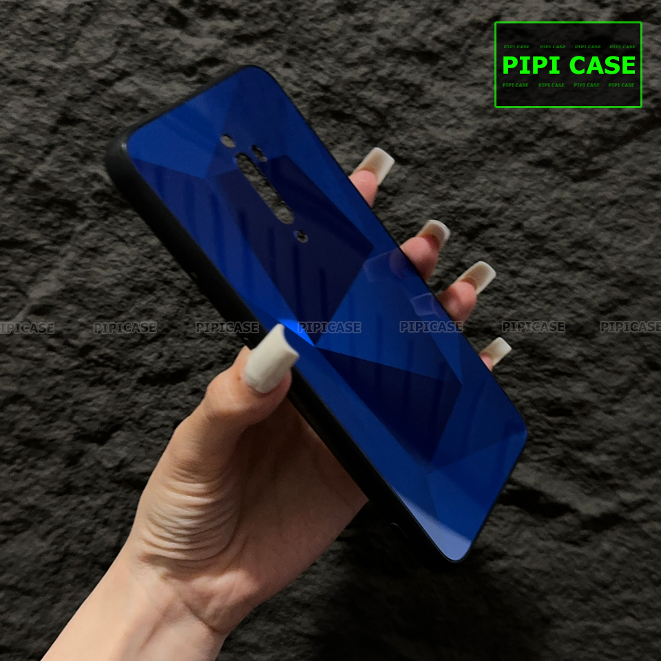 Ốp Lưng Oppo Reno 2F - Kim Cương 6D - Xanh_thumbnail_1