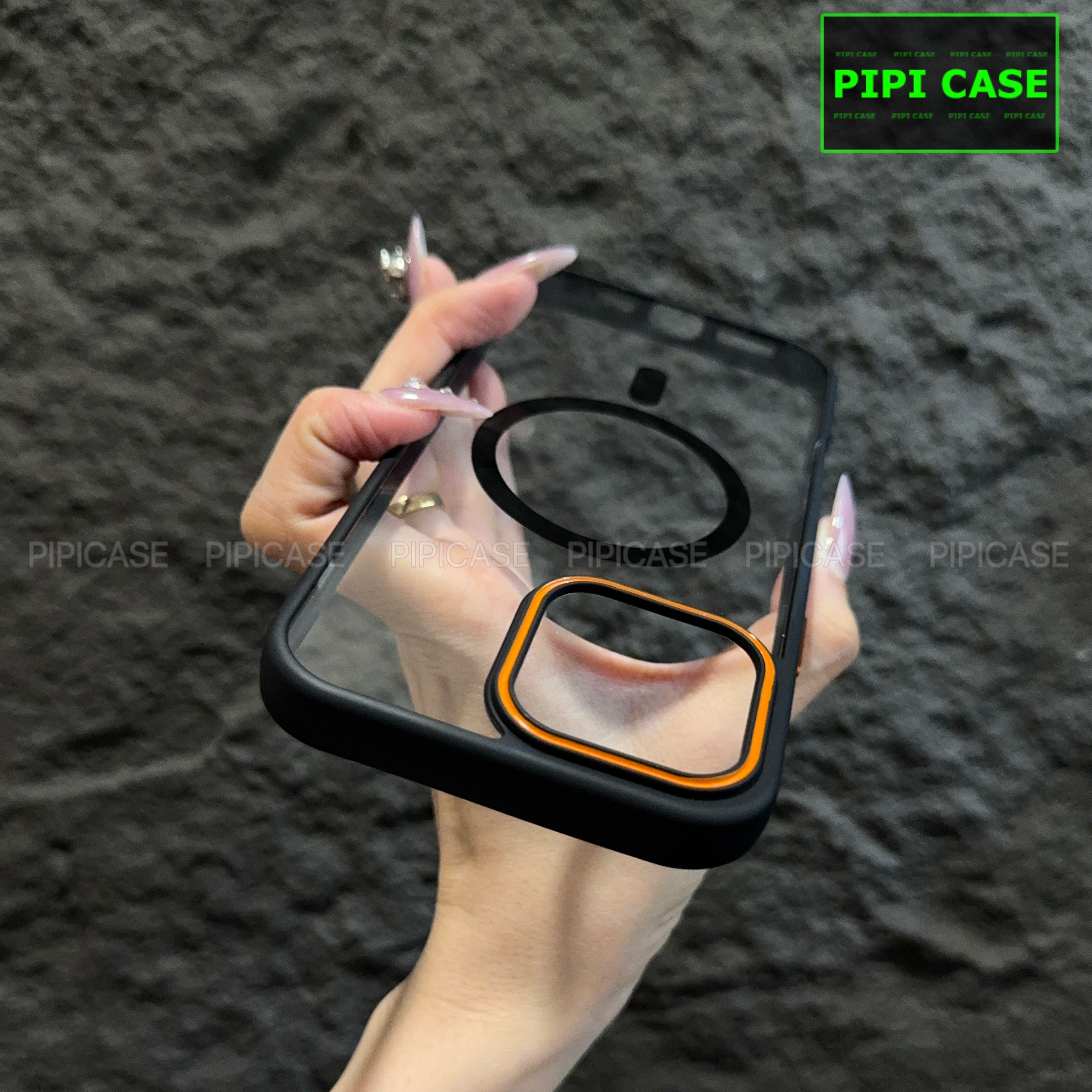 Ốp Lưng iPhone 16 Pro - KM Color - Đen_thumbnail_4
