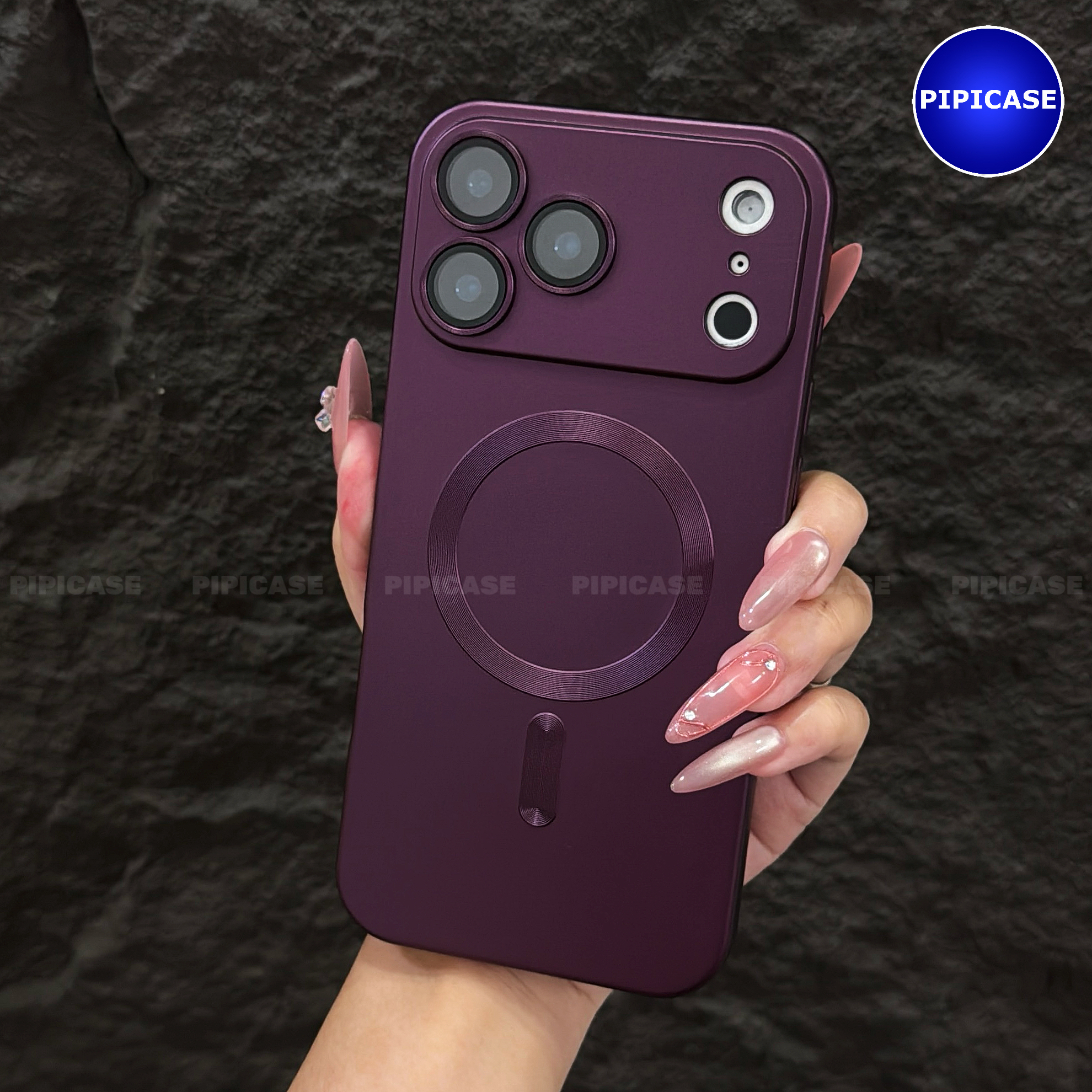 Ốp Lưng iPhone 17 Pro Max - Ops - Tím Đậm