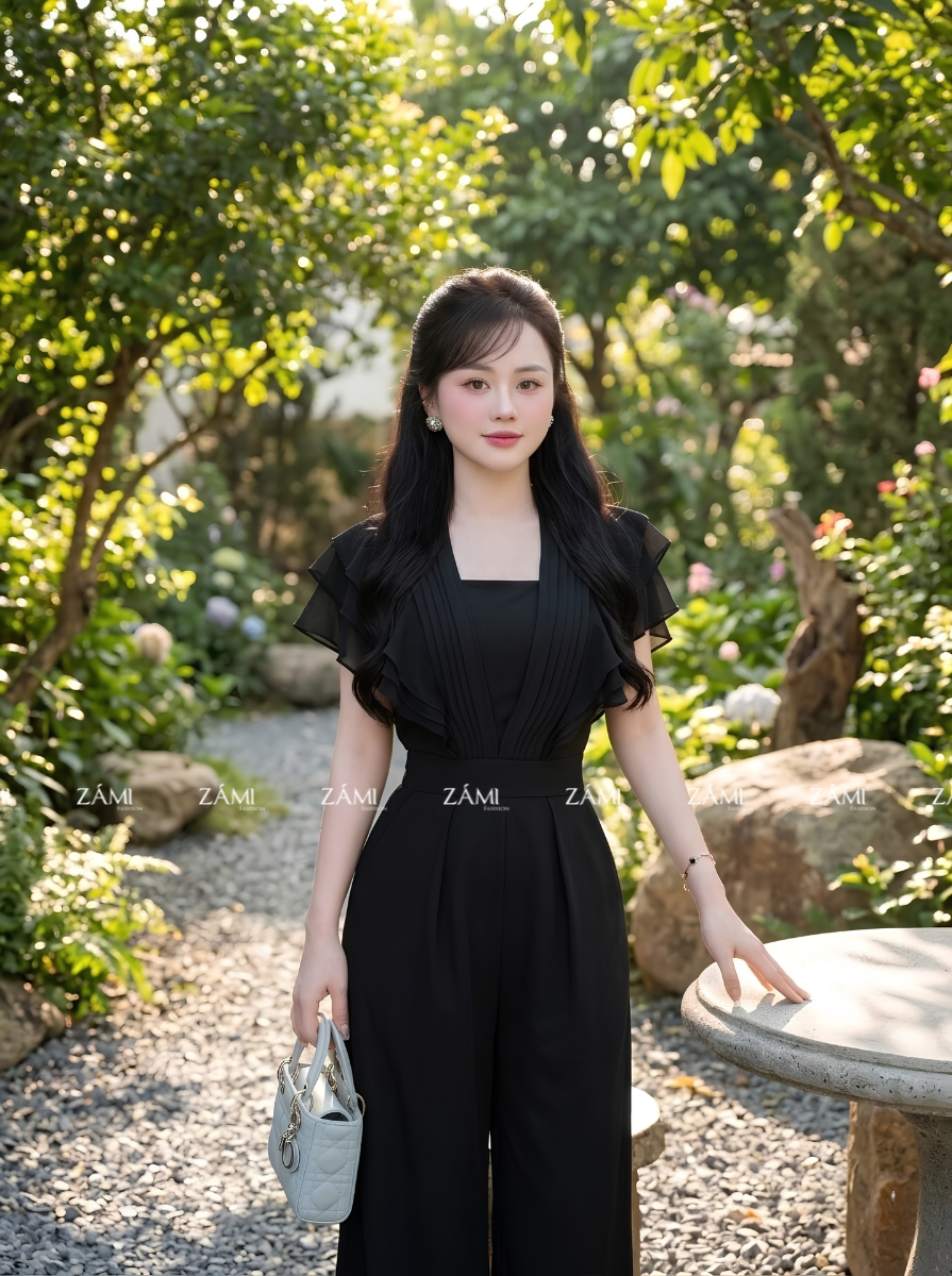 G56 - Jumpsuit Cánh Tiên Cổ V Thanh Lịch_thumbnail_2