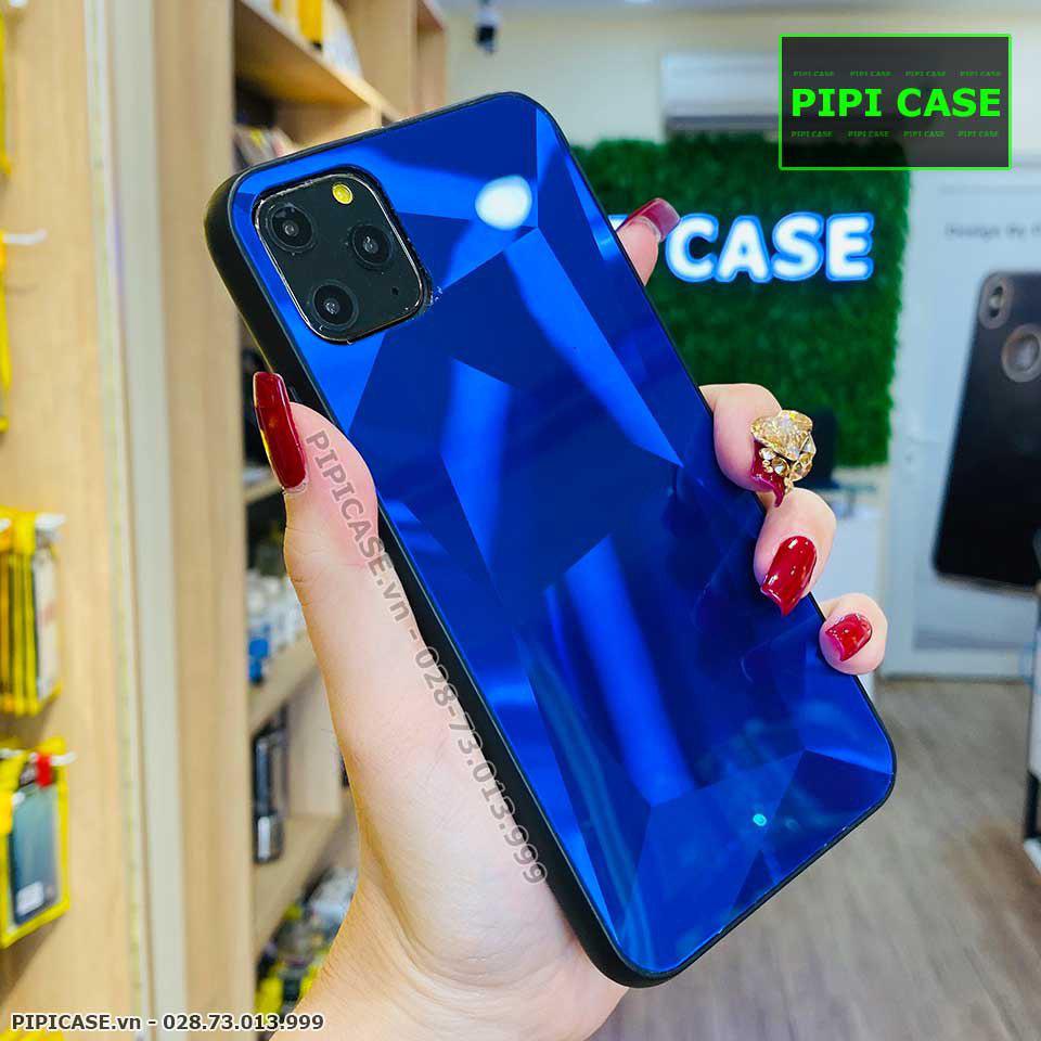 Ốp Lưng iPhone 11 Pro Max - Kim Cương 6D - Xanh_thumbnail_2