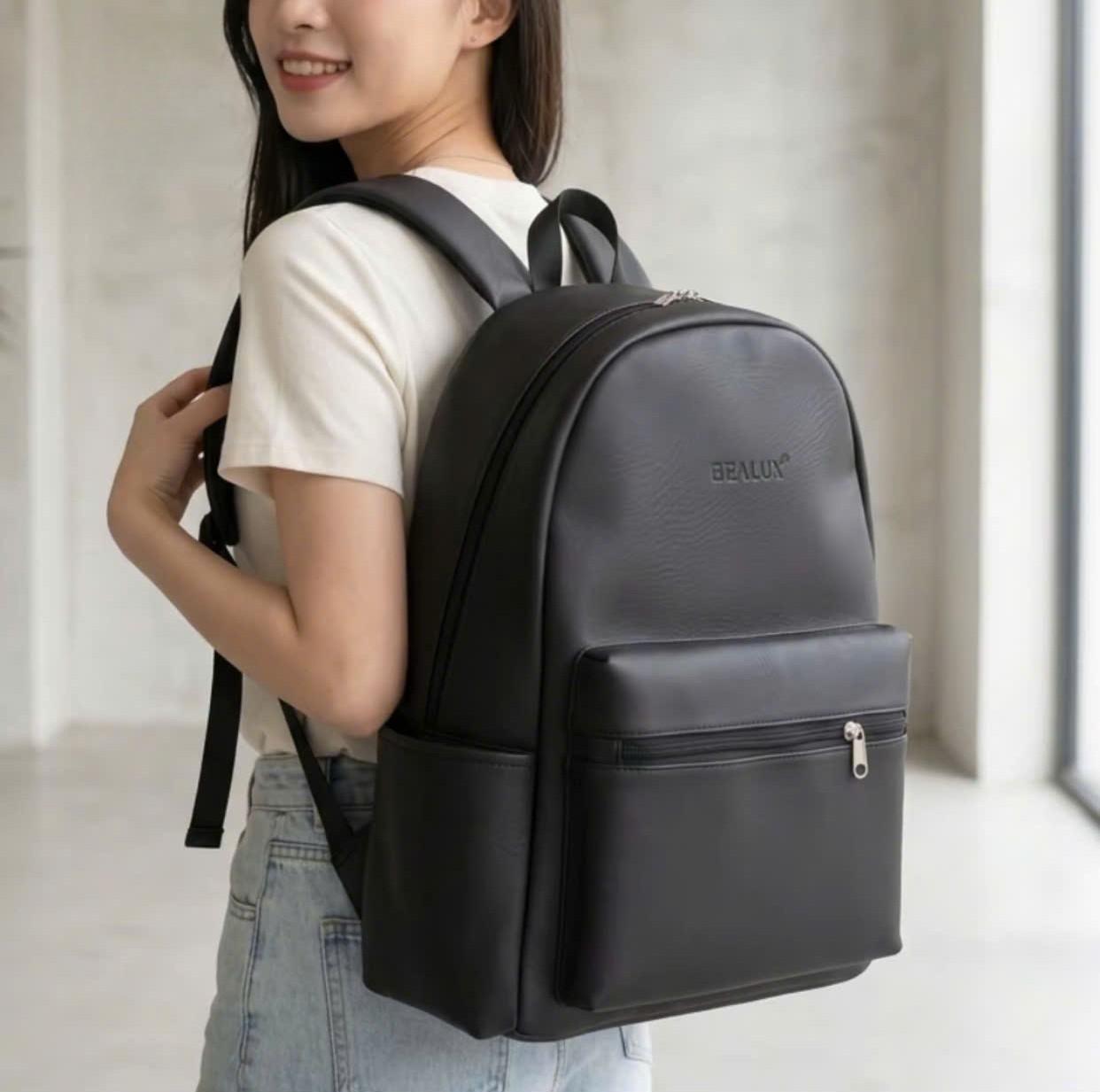 (Không Móc Khóa) Balo Thời Trang Unisex Chống Nước Đựng Đi Học Đi Làm Phong Cách Hàn Quốc BL087_thumbnail_3