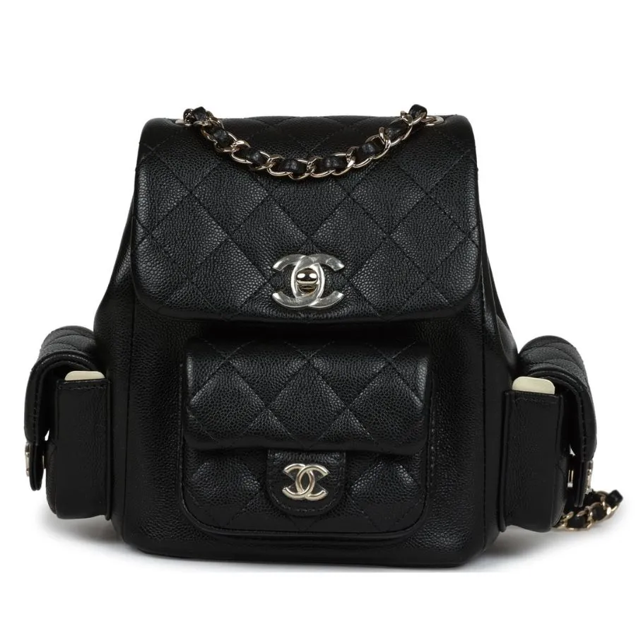 Balo Nữ Chanel Caviar Light Gold