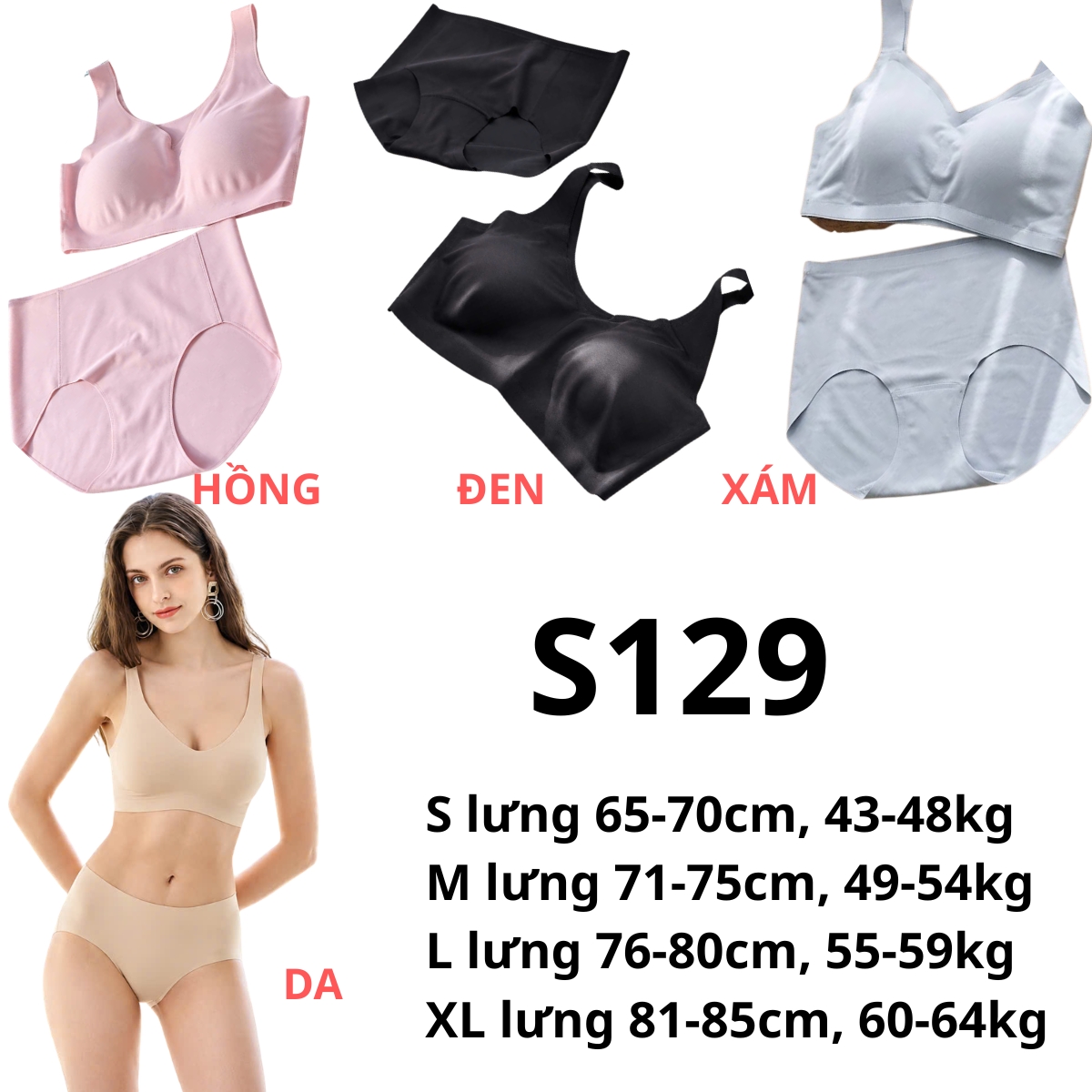 S129- Set lót su