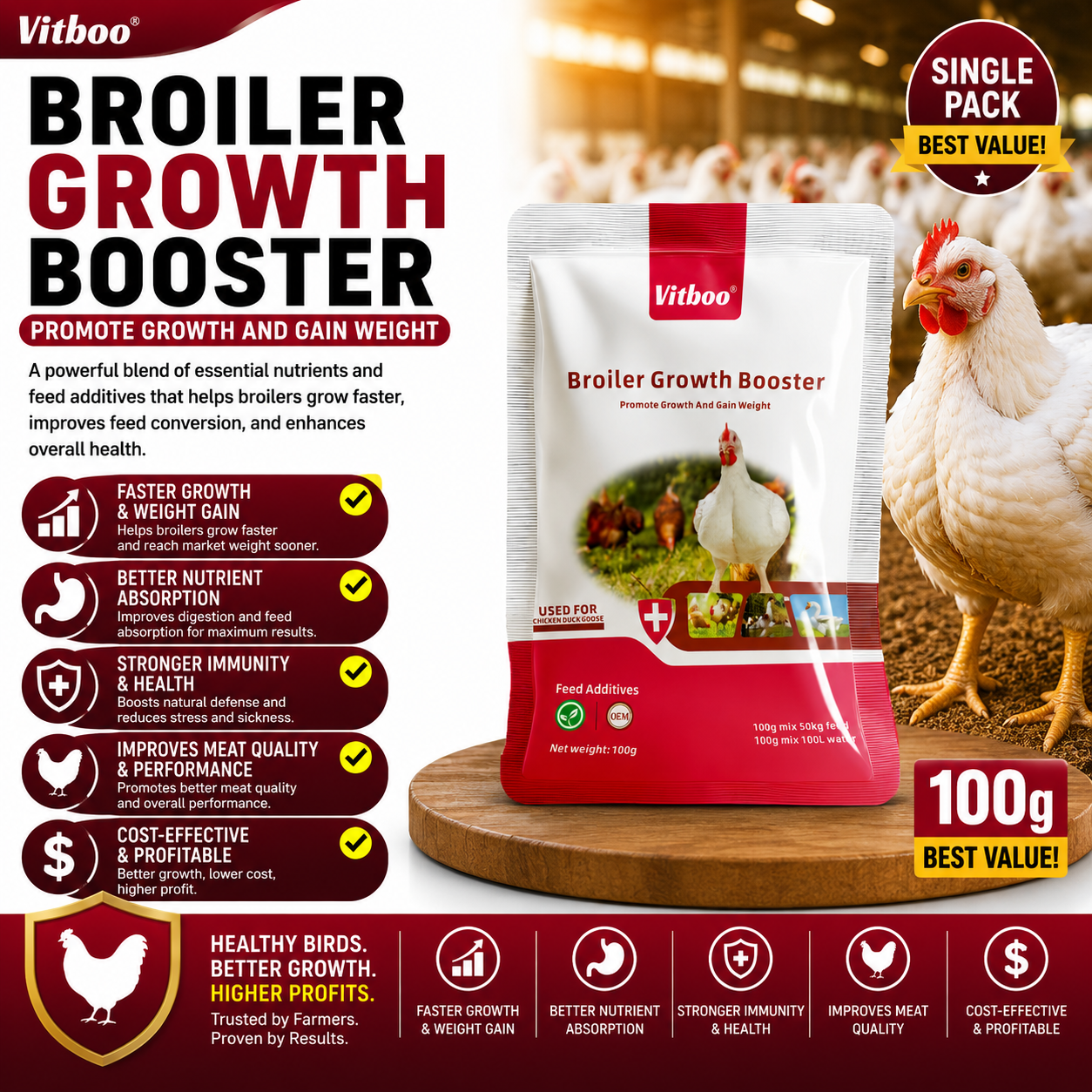 Vitboo Broiler Growth Booster