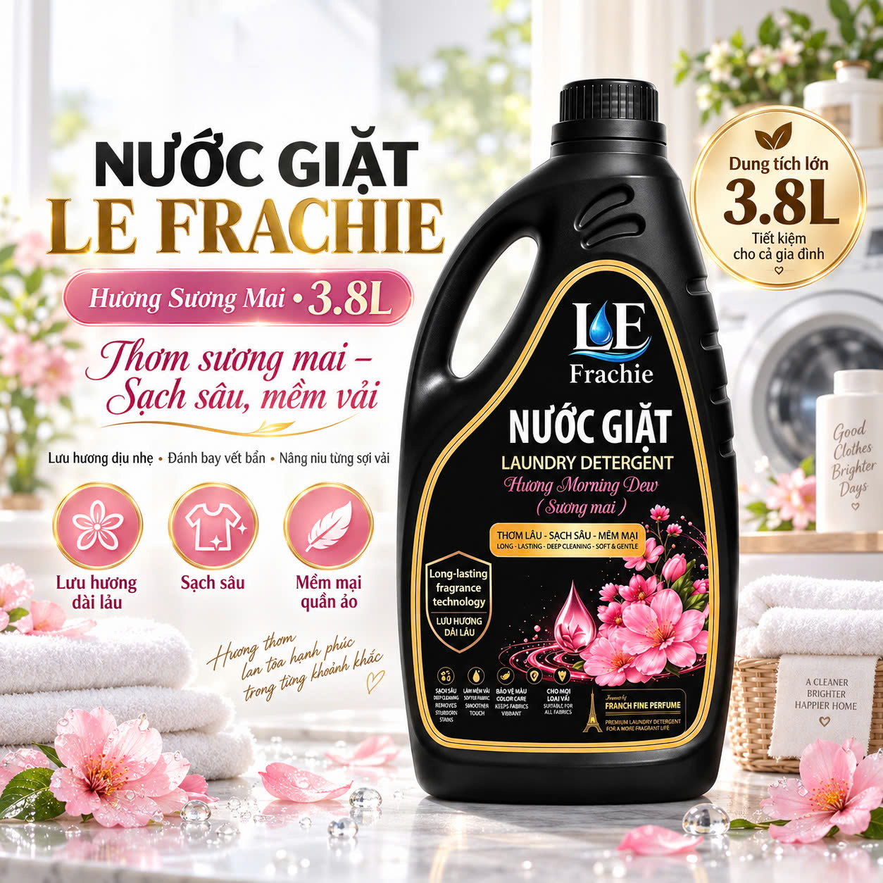 NƯỚC GIẶT LE FRACHIE 3.8L