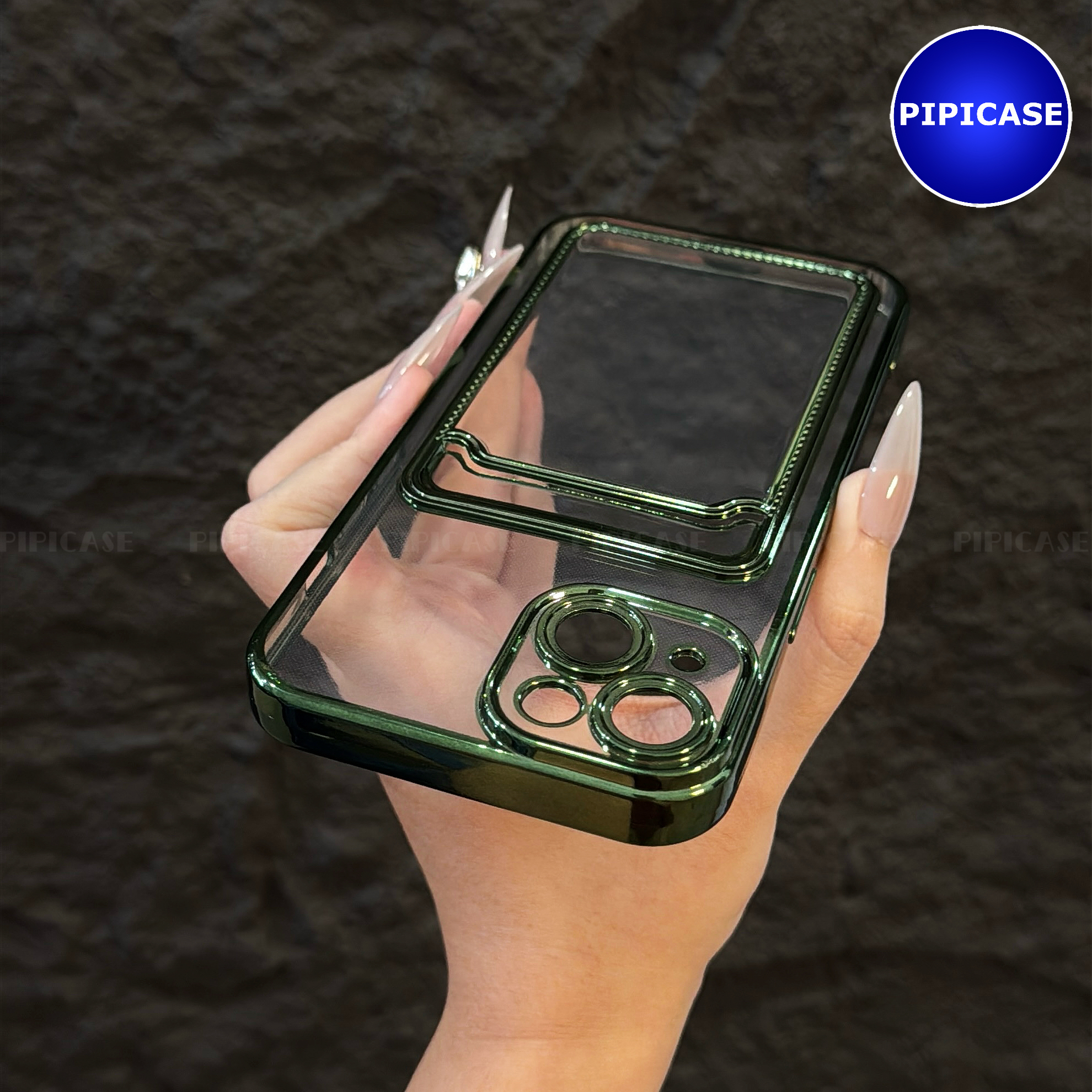 Ốp Lưng iPhone 14 - Ốp Thẻ - Xanh Lá_thumbnail_17