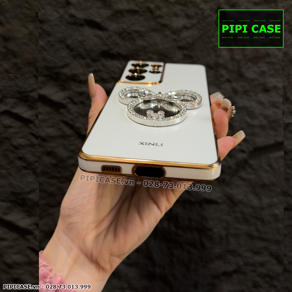 Ốp Lưng Samsung S21 Ultra 5G - Mic Gương - Trắng_thumbnail_3
