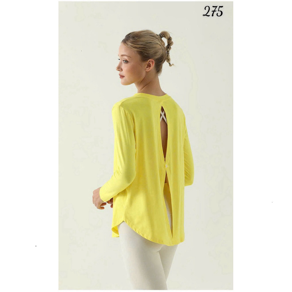 Áo Tanktop Thể Thao Nữ Tay Dài Đắp Chéo Lưng Form Rộng Vải Thun Lạnh Thoáng Mát Co Dãn_thumbnail_2