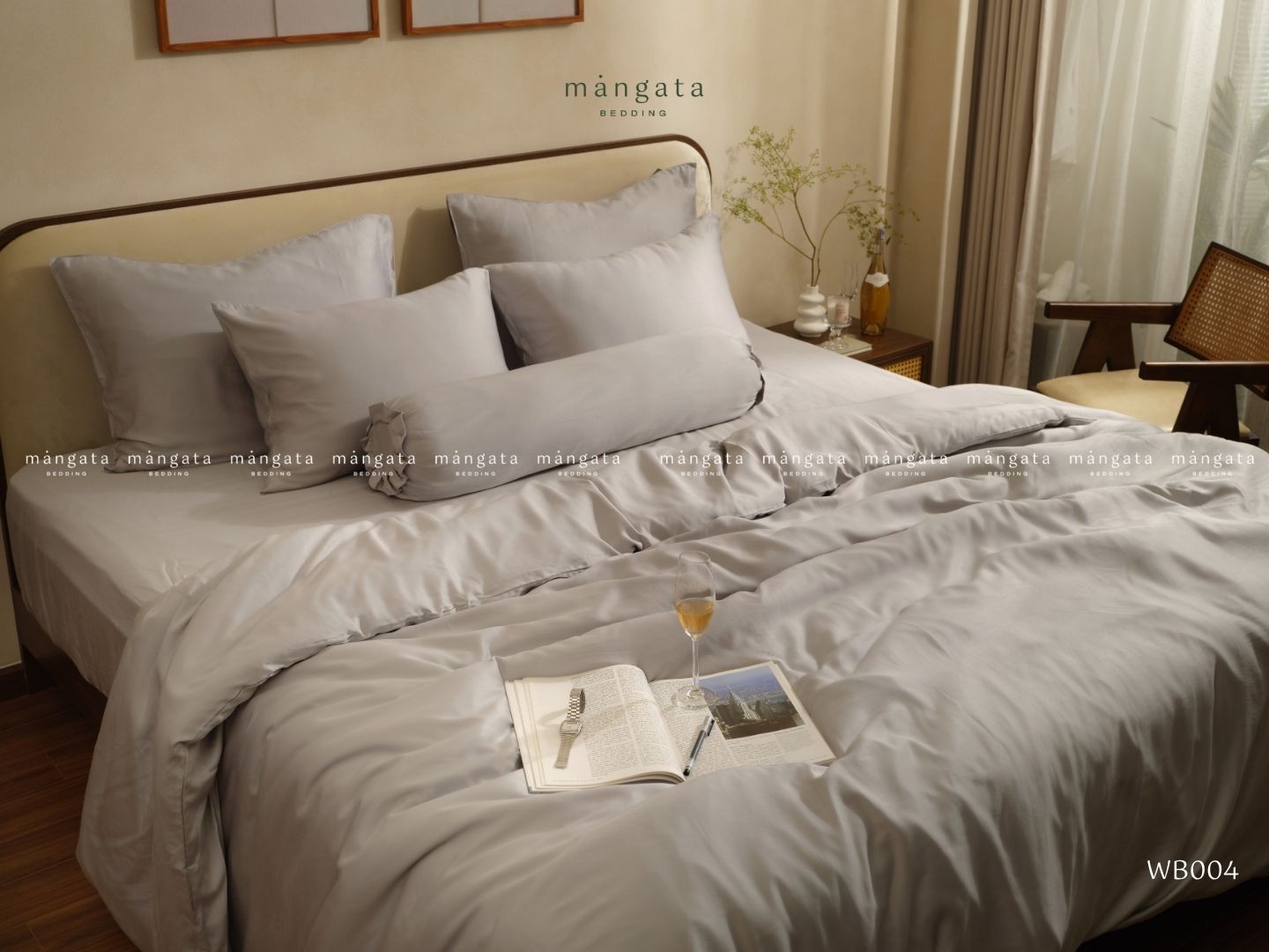Silver Mist - Bộ 𝗧𝗔𝗡𝗕𝗢𝗢𝗖𝗘𝗟® Washed Bamboo