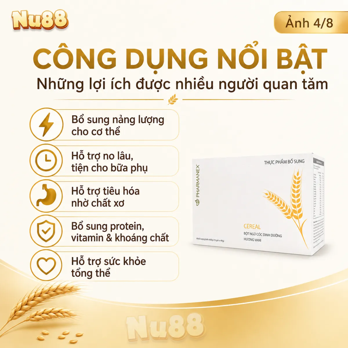 Thực phẩm bổ sung - Bột Ngũ Cốc Dinh Dưỡng Pharmanex Cereal_thumbnail_19