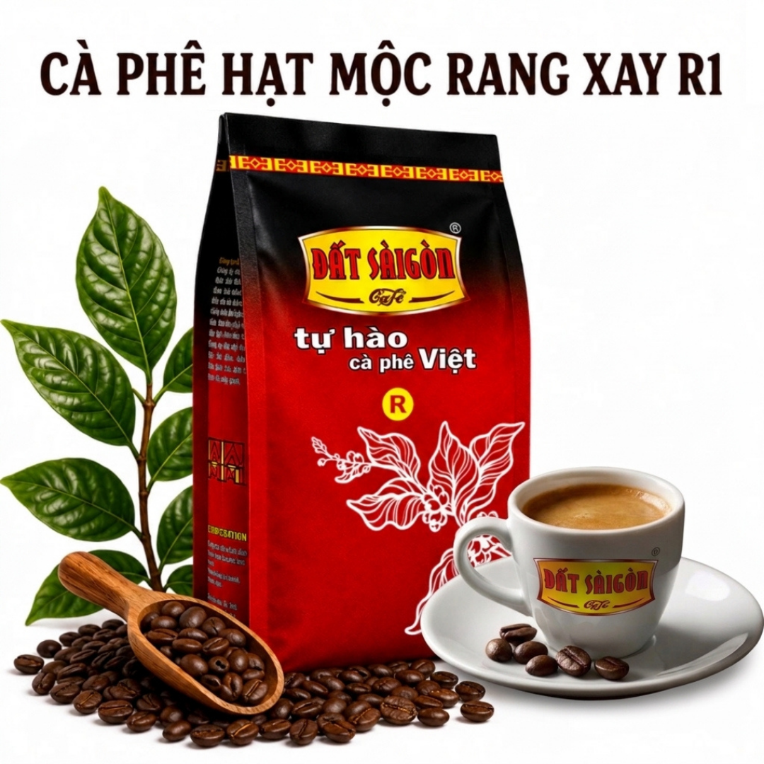 R1 Thành Phần Cà Phê Robusta Sàng Xuất Khẩu 18 ly Rang Đậm Vị, Gu Mạnh_thumbnail_8