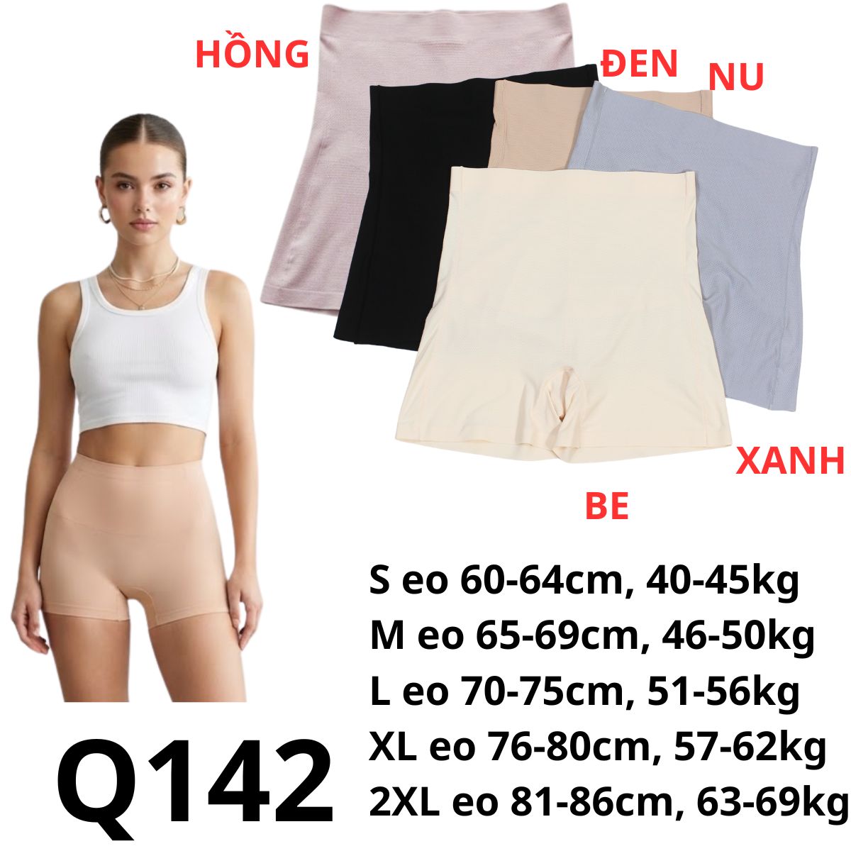 Q142 - Quần đùi su