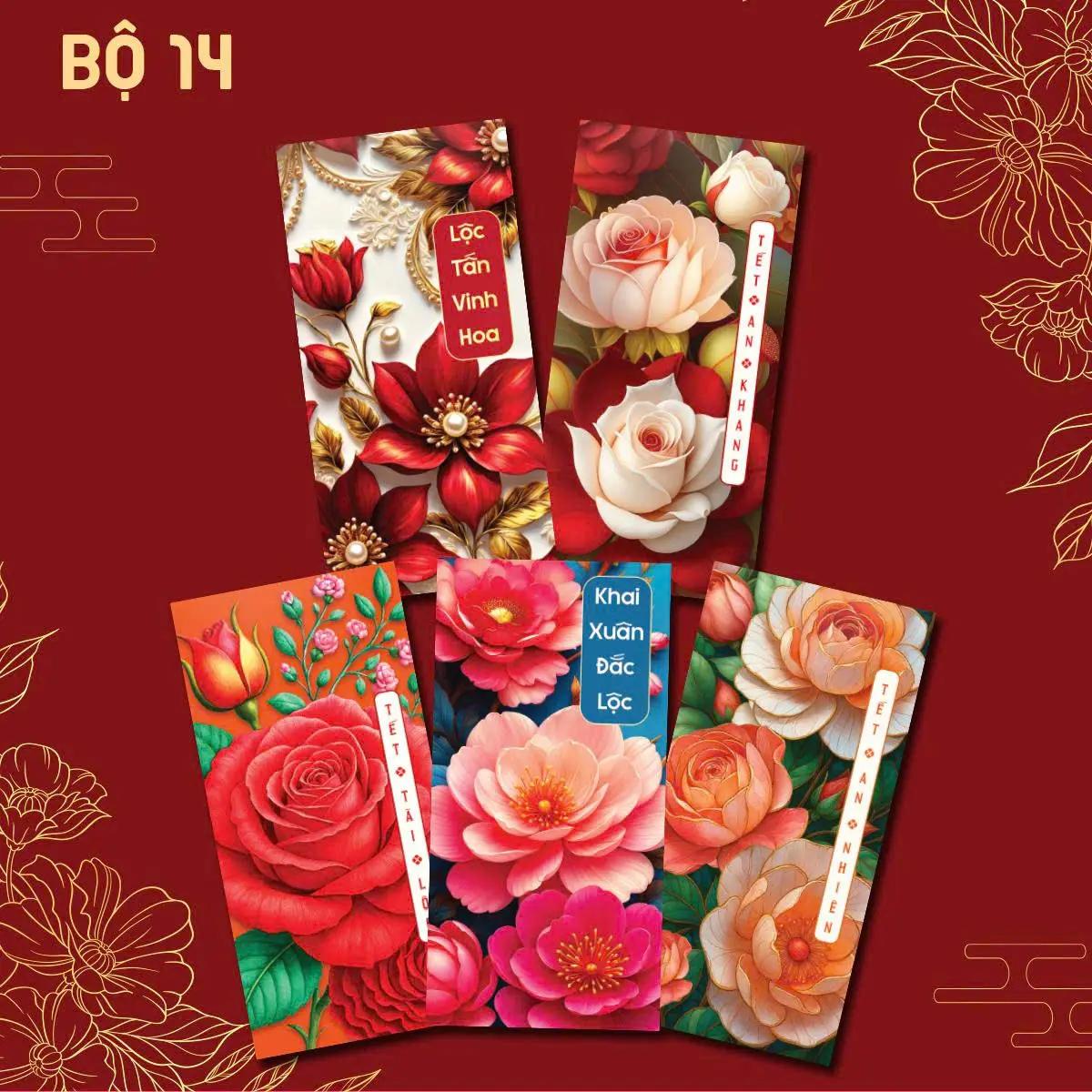 Bao lì ẋì xếp 2 ngăn, 6 ngăn, 10 ngăn độc đáo xuân Bính Ngọ Tết 2026 giấy đỏ cao cấp_thumbnail_6