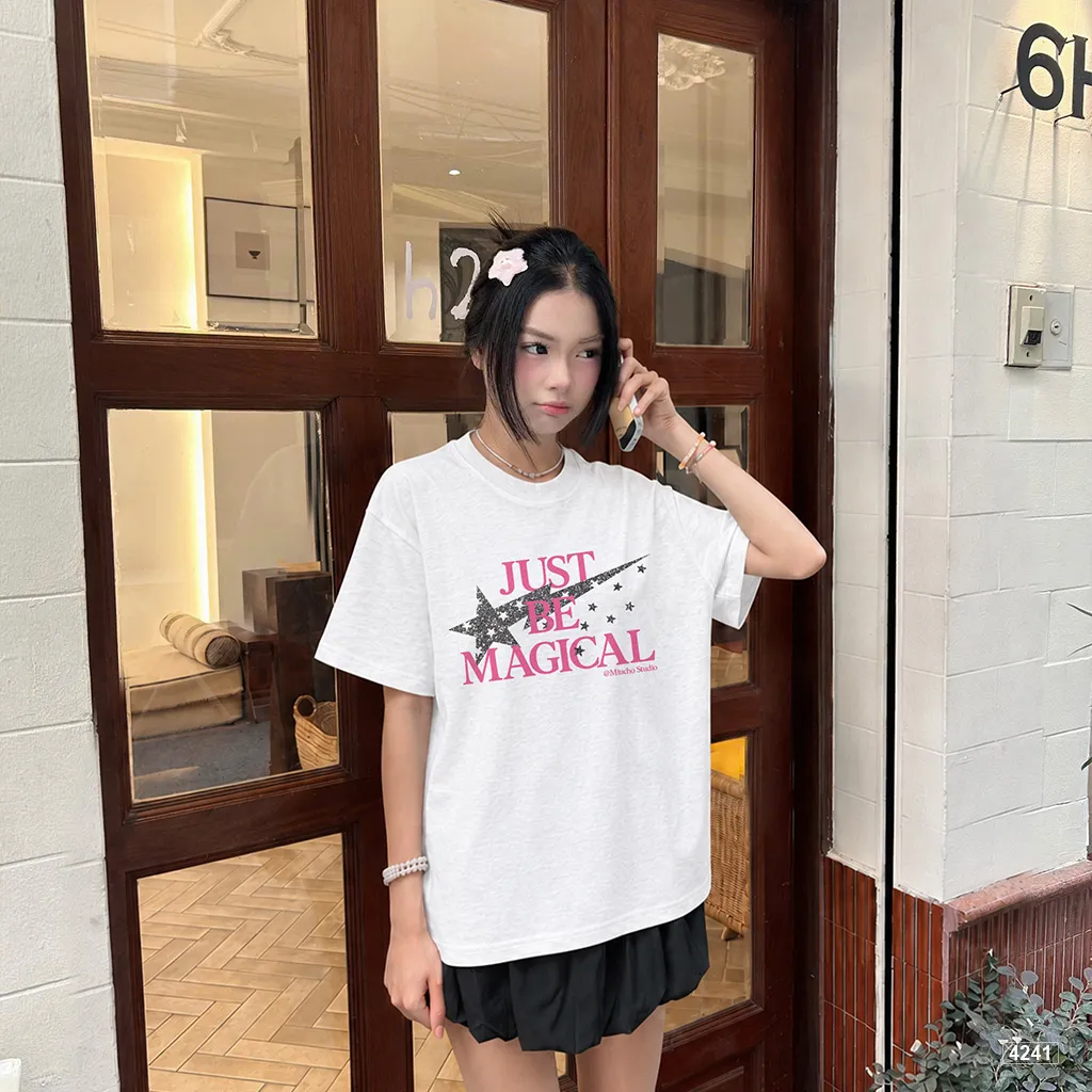 Áo thun boxy unisex chất vải xước mềm mại Miucho 4241_thumbnail_5