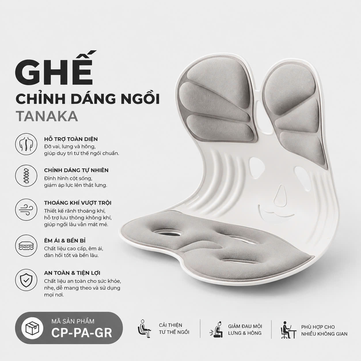 Ghế Chỉnh Dáng Ngồi Tanaka_thumbnail_1