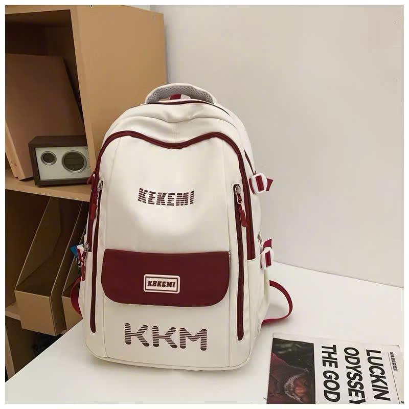 (Không Kèm Móc) Balo Học Sinh Sinh Viên Chống Nước Nhiều Ngăn Thời Trang Hàn Quốc Unisex Cunbag BL058_thumbnail_1