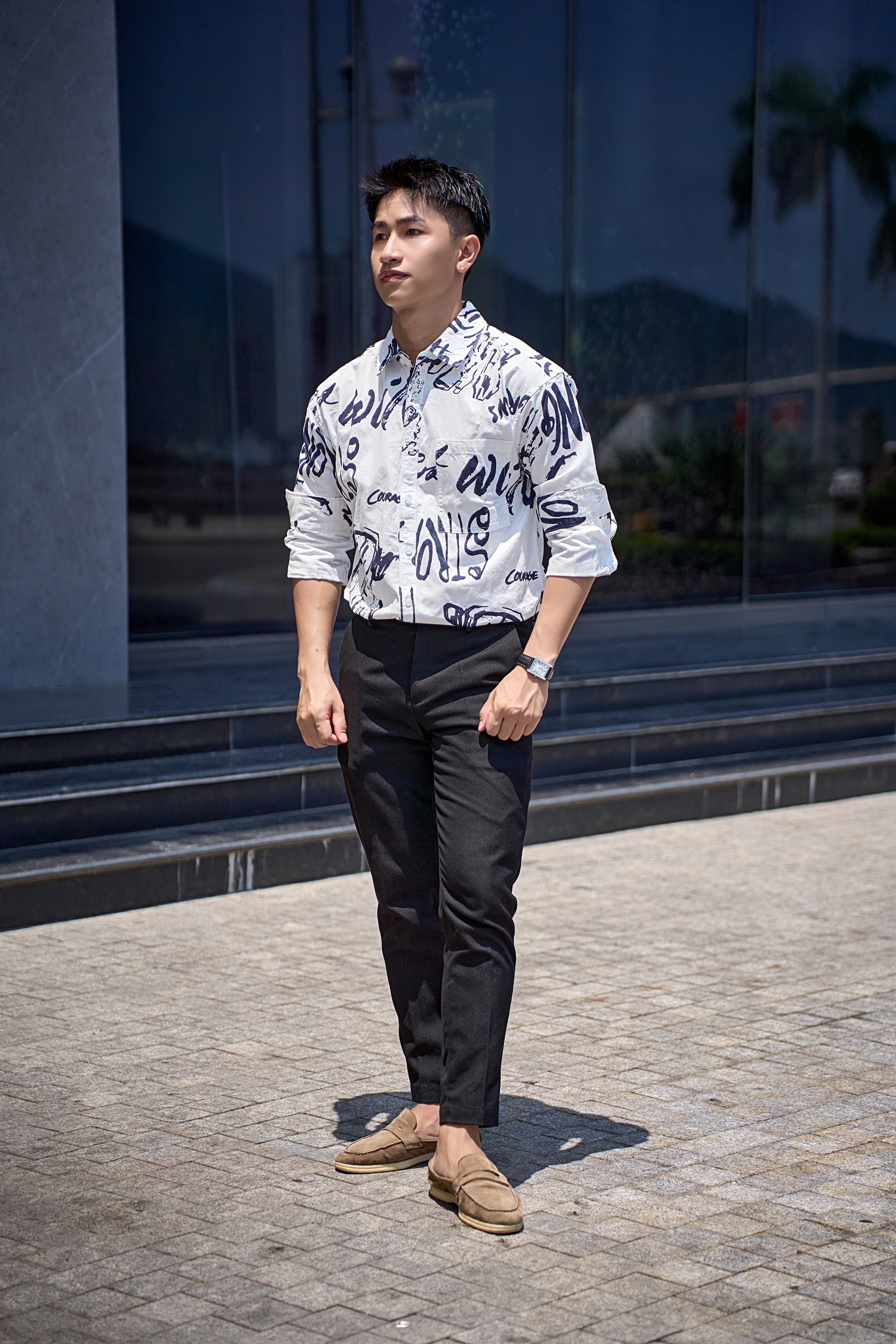 SA111 - Áo Sơ Mi Nam Phong Cách Nhật Bản In Nghệ Thuật Dài Tay Chất Cotton Mềm Mại_thumbnail_9