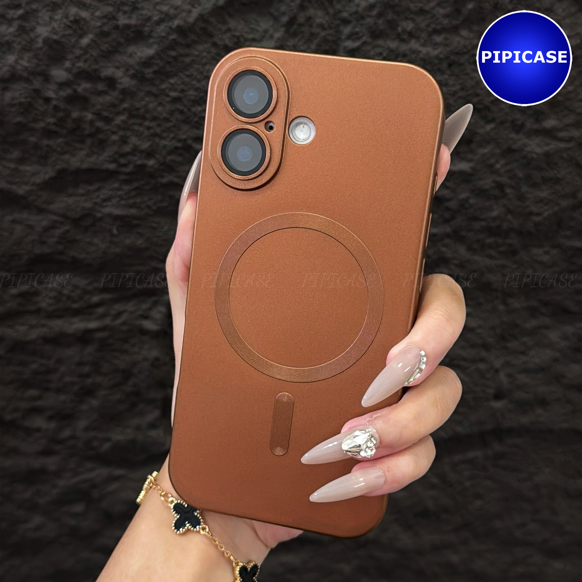 Ốp Lưng iPhone 17 - Ops - Nâu