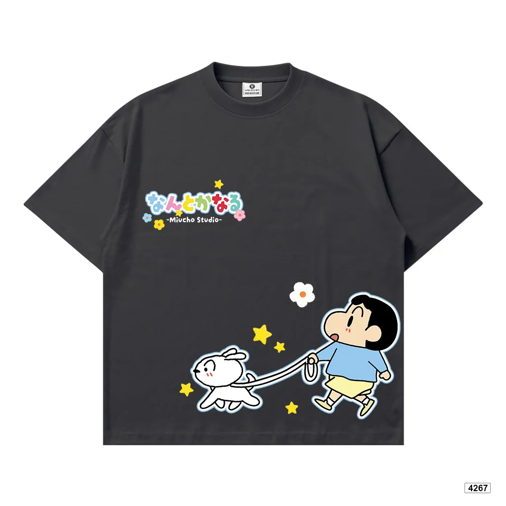 Áo thun form boxy hoạt hình Shinn Miucho 4267_thumbnail_15