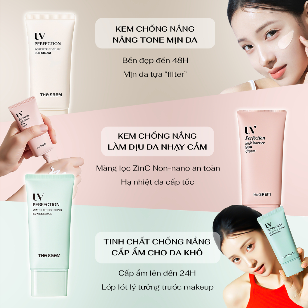 [THE SAEM] Set 2 kem chống nắng The Saem UV Perfection 50ml_thumbnail_8