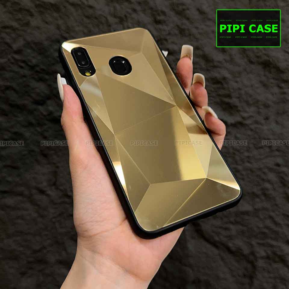 Ốp Lưng Samsung A20 / A30 - Kim Cương 6D - Vàng_thumbnail_2