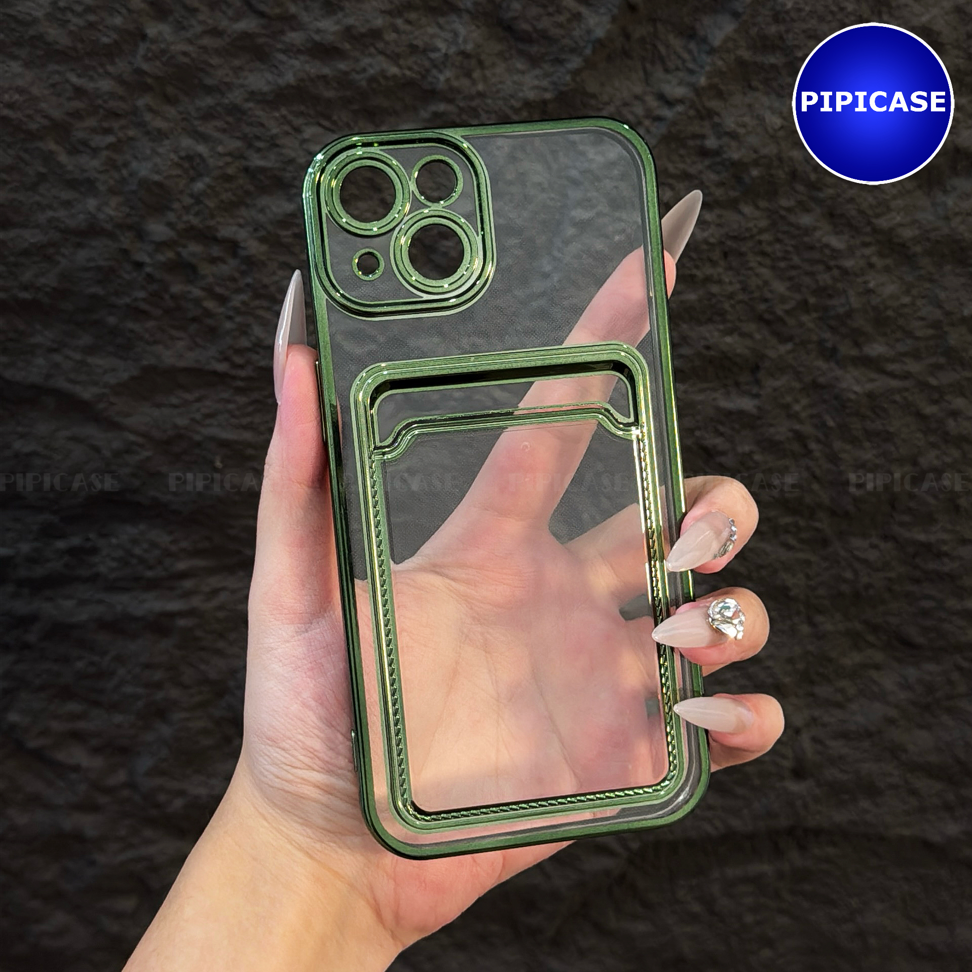 Ốp Lưng iPhone 14 - Ốp Thẻ - Xanh Lá_thumbnail_13