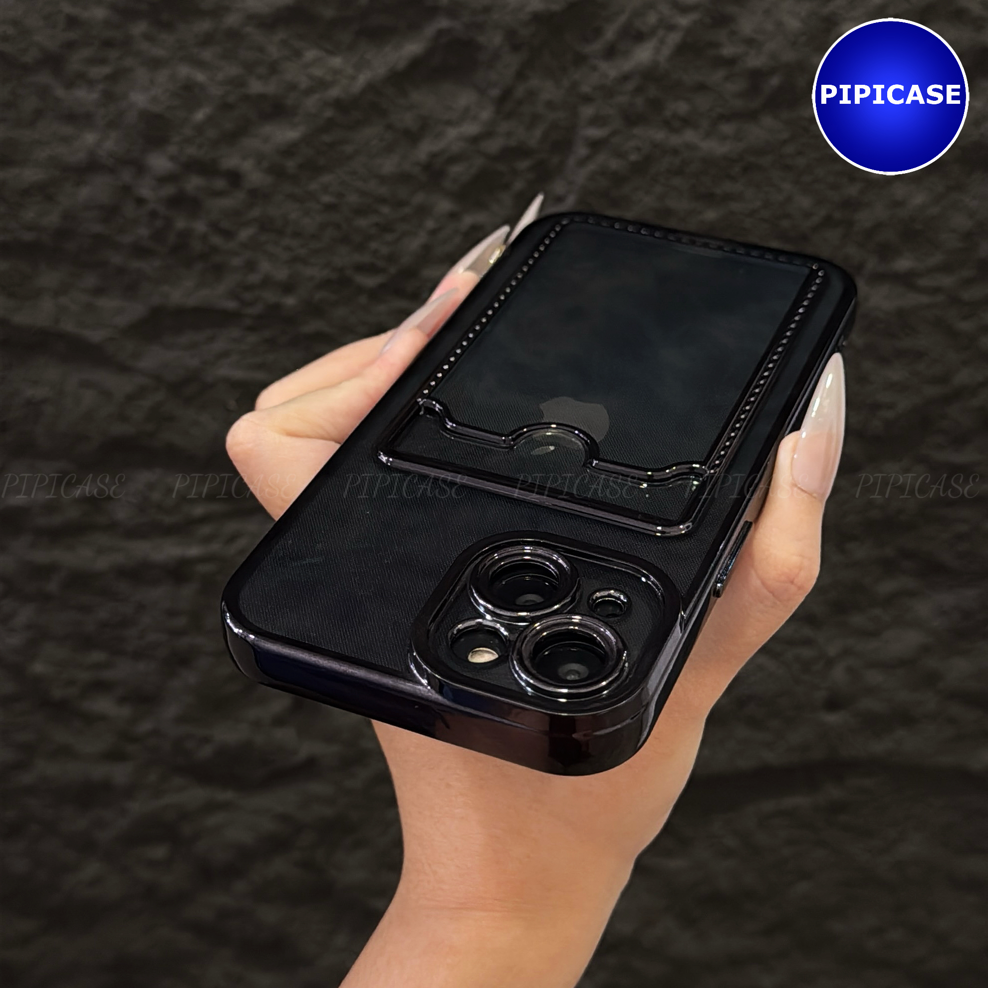 Ốp Lưng iPhone 14 - Ốp Thẻ - Đen_thumbnail_12