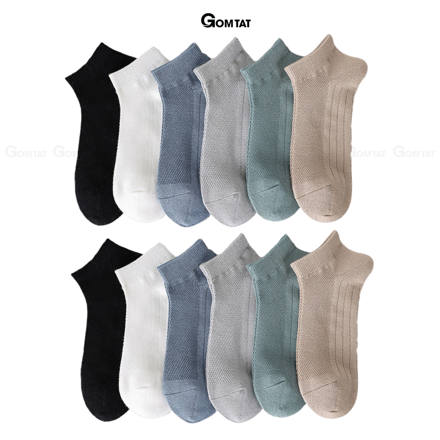 Combo tất nam cổ thấp GOMTAT, chất liệu cotton mặt lưới cao cấp hút ẩm khử mùi - MIA-2002_thumbnail_14