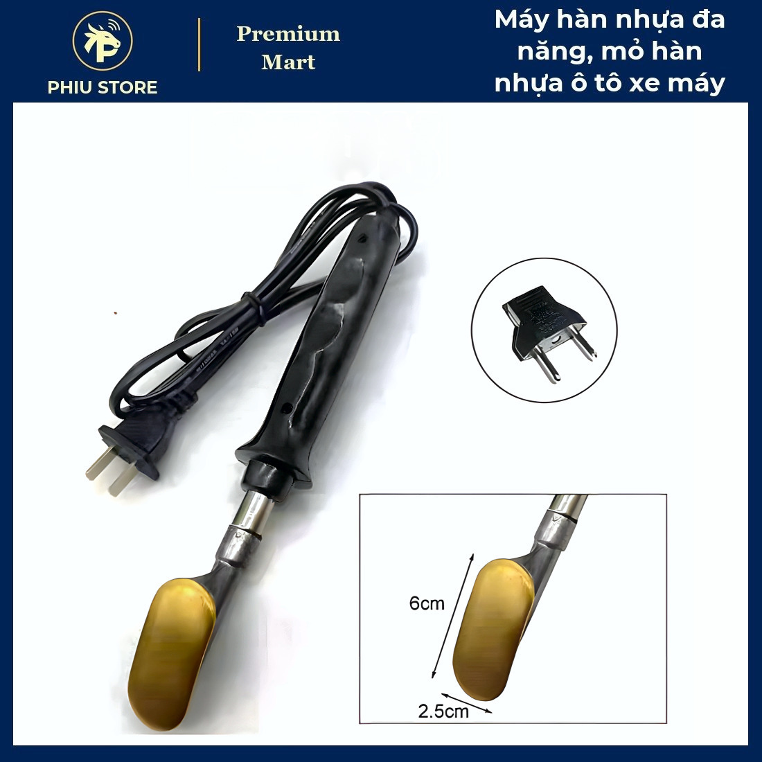 Bộ Hàn Nhựa Que Hàn & Lưới Ghim - Mỏ Hàn Nhựa Ô Tô Xe Máy, Kèm Bàn Chải_thumbnail_4