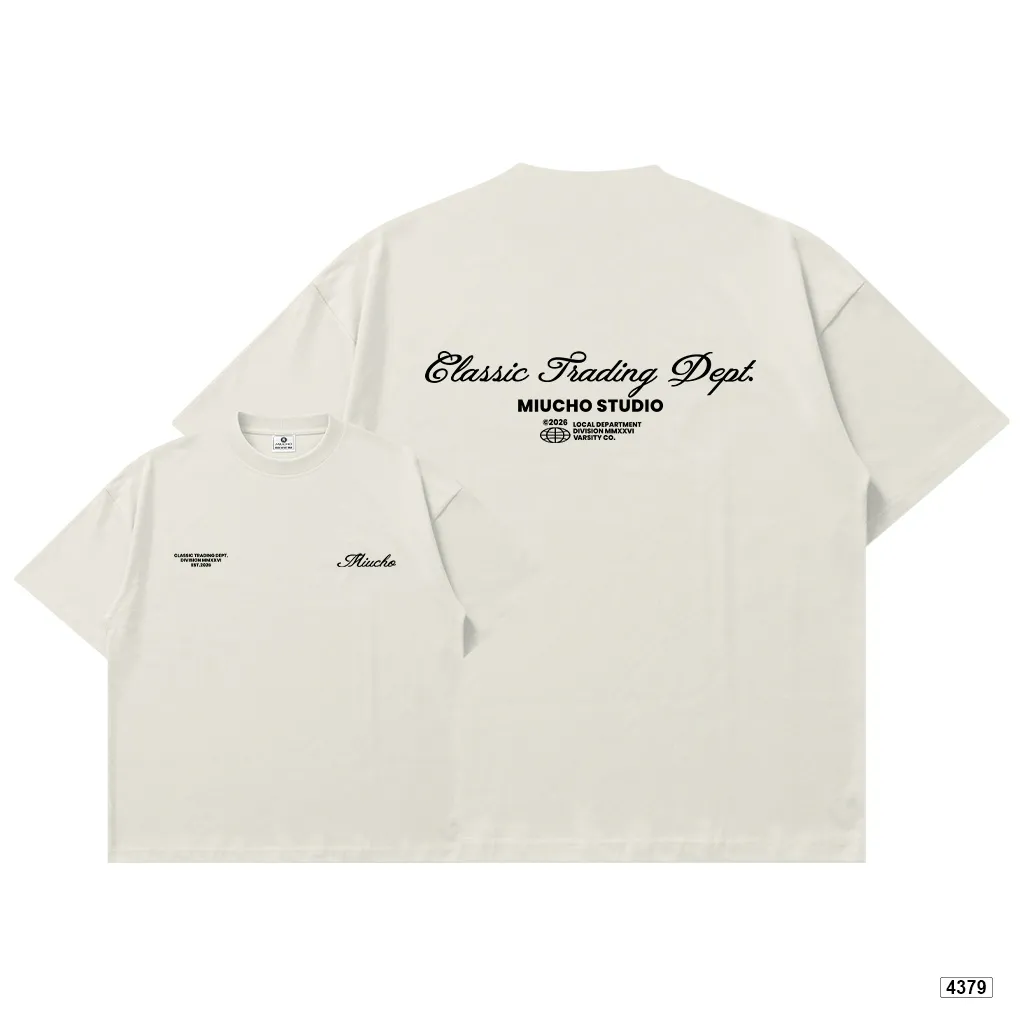 Áo thun unisex classic trading dept form boxy Miucho 4379_thumbnail_11