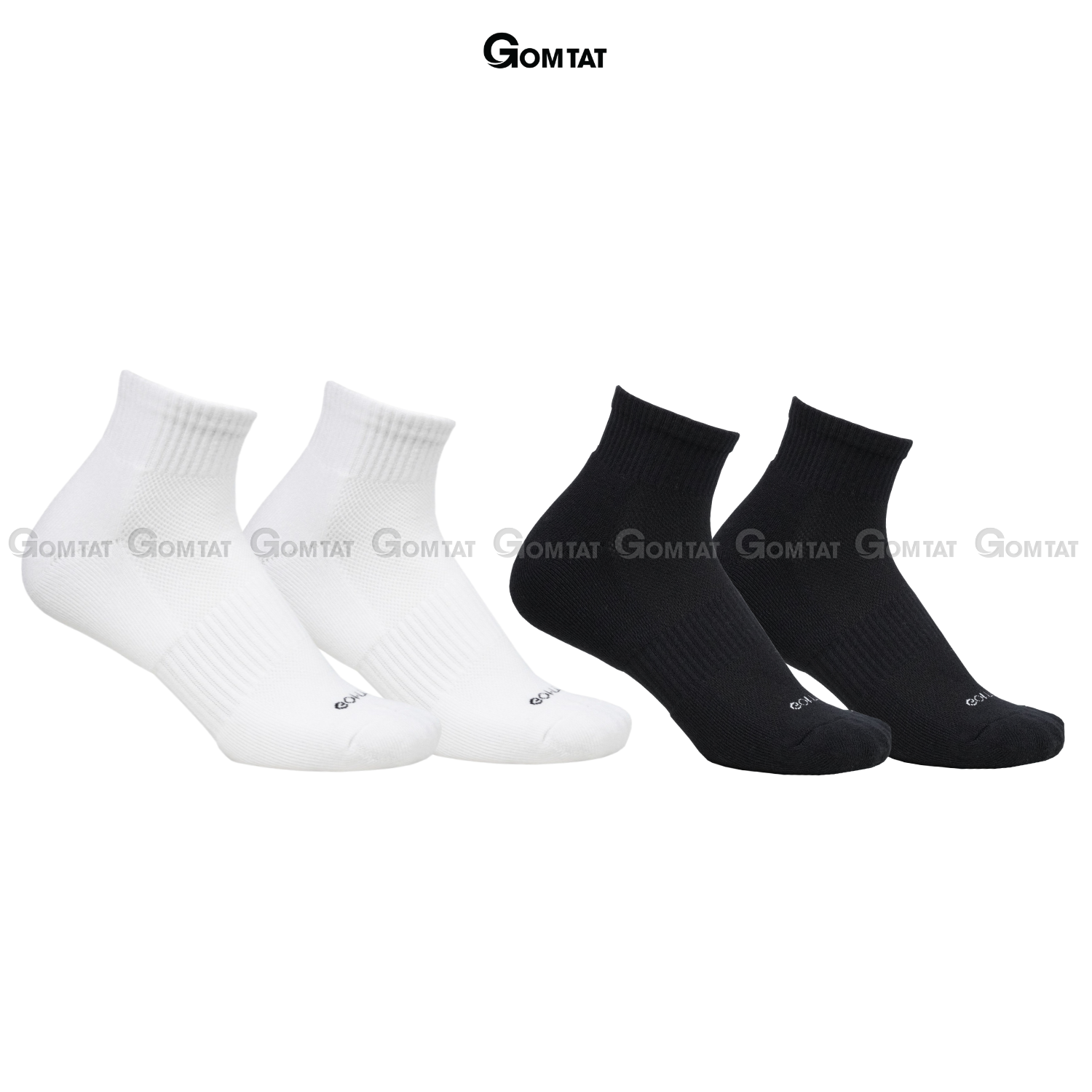 Combo tất trơn nam nữ GOMTAT có đệm xù êm chân, sợi cotton dày dặn, khử mùi kháng khuẩn - STA-5009_thumbnail_16