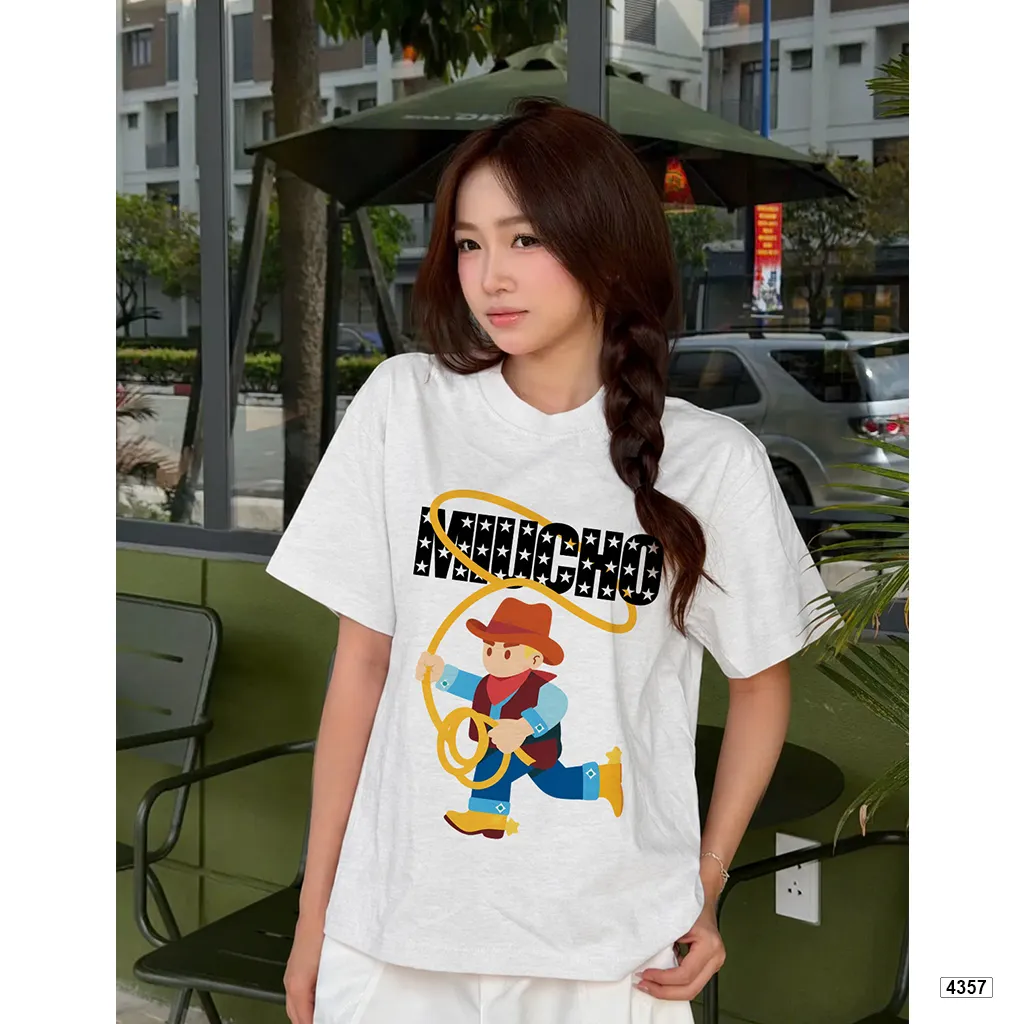 Áo thun nữ western girl form boxy Miucho 4357_thumbnail_5