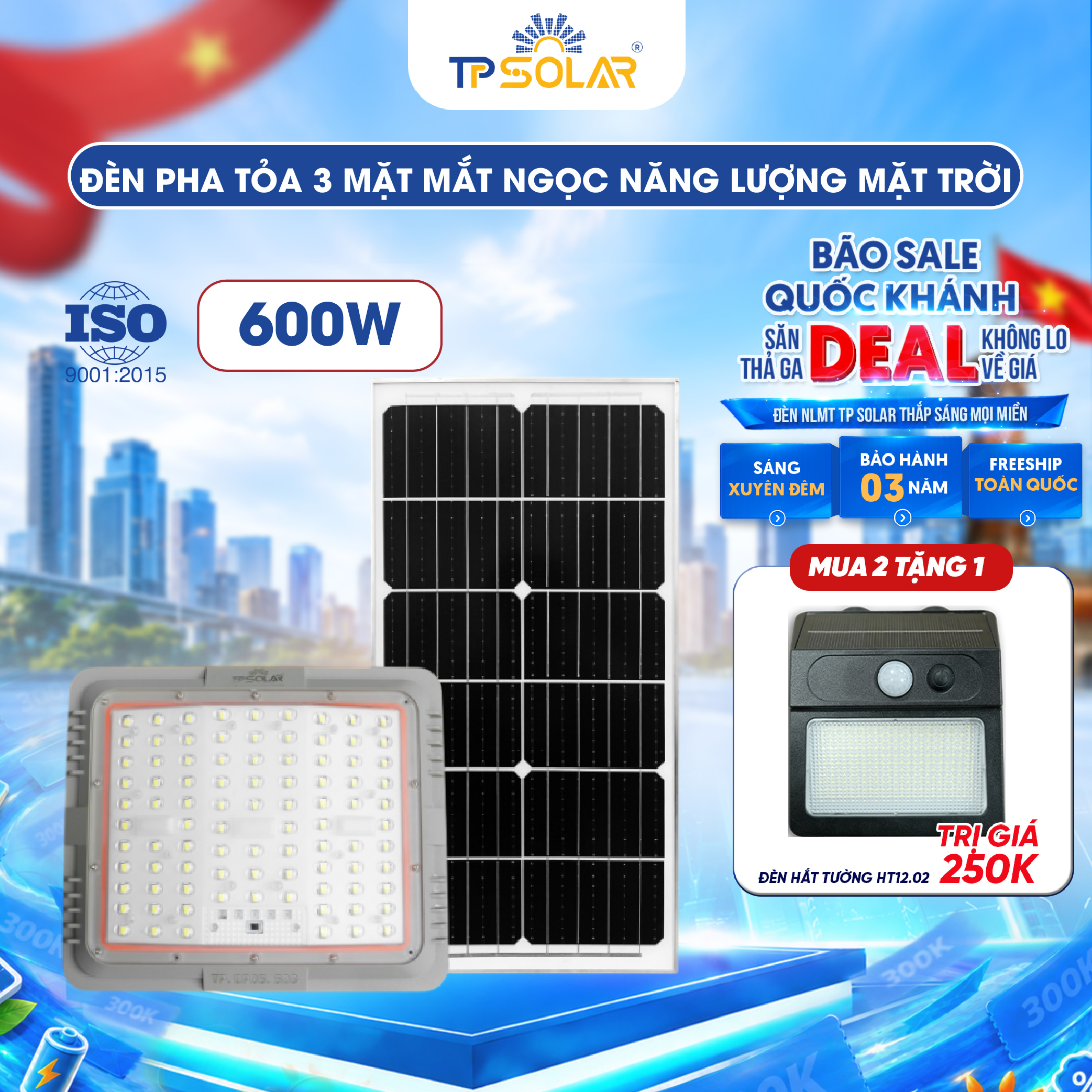 Đèn pha mắt ngọc tỏa 3 mặt năng lượng mặt trời TP SOLAR DP05_thumbnail_8