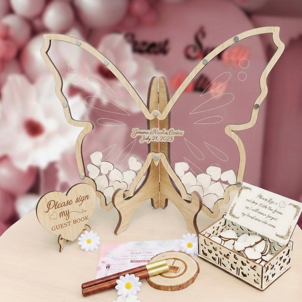 Tranh Thả Gỗ Đám Cưới, Sự Kiện, Công Ty, Sinh Nhật (Đủ phụ kiện) - Size tính theo chiều ngang_thumbnail_15