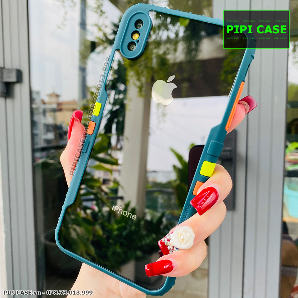Ốp Lưng iPhone X / XS - Running Man - Xanh Rêu_thumbnail_3