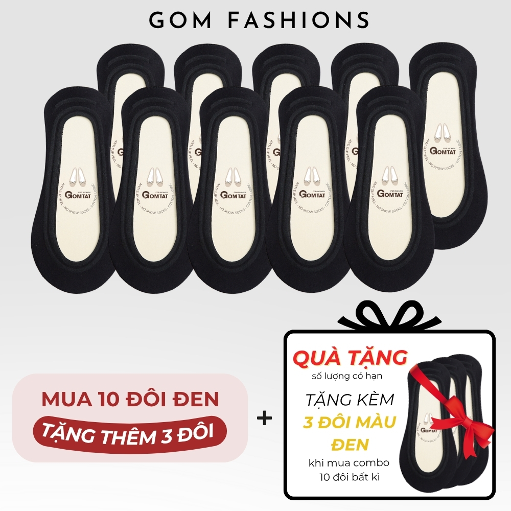 [DEAL QUÀ TẶNG] Tất búp bê nữ đi giày lười GOMTAT có đệm silicon chống tuột gót, thoáng mát mùa hè - TNBB_thumbnail_19